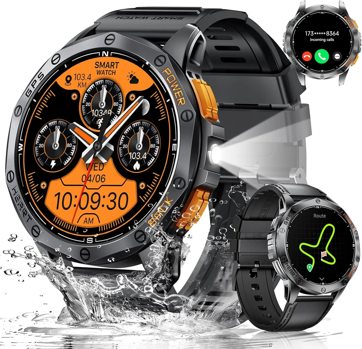 📱 Rugged Smart Watch with GPS 📱