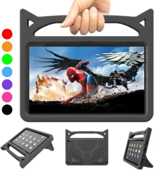 10 Inch Tablet Case for Kids, - Light Weight Shock Proof Handle Stand Kids Friendly Case for 10 Tablet.(13Th/11Th Generation, 2023/2021 Release)(Incompatible with Ipad Samsung).(Black)