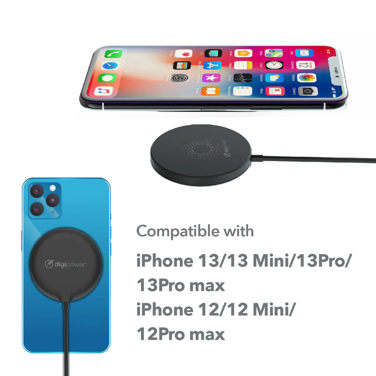 15W Magnetic Wireless Charger For iPhone 13 & 12 series