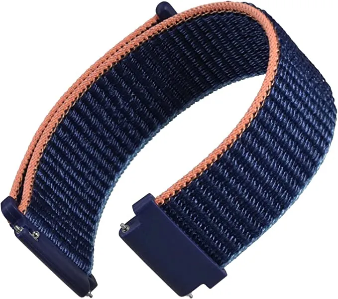 20mm SmartWatch Sport Loop Nylon Bands Colorfull