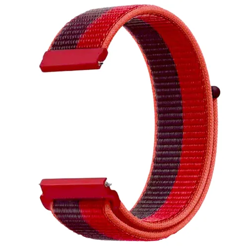 20mm SmartWatch Sport Loop Nylon Bands Colorfull