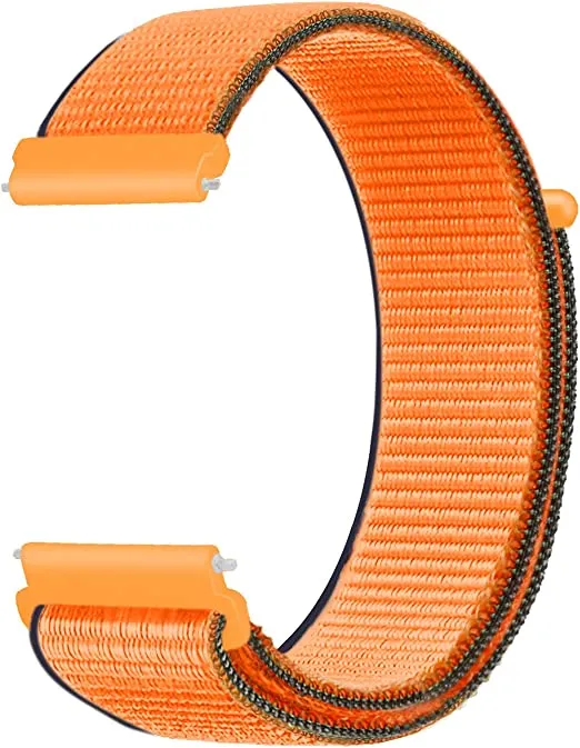 20mm SmartWatch Sport Loop Nylon Bands Colorfull