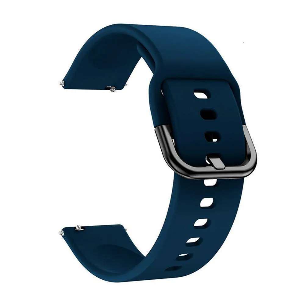 20mm universal Smartwatch Silicone Strap Dotted Black & White