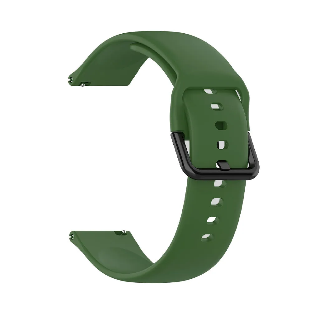 20mm universal Smartwatch Silicone Strap Dotted Black & White