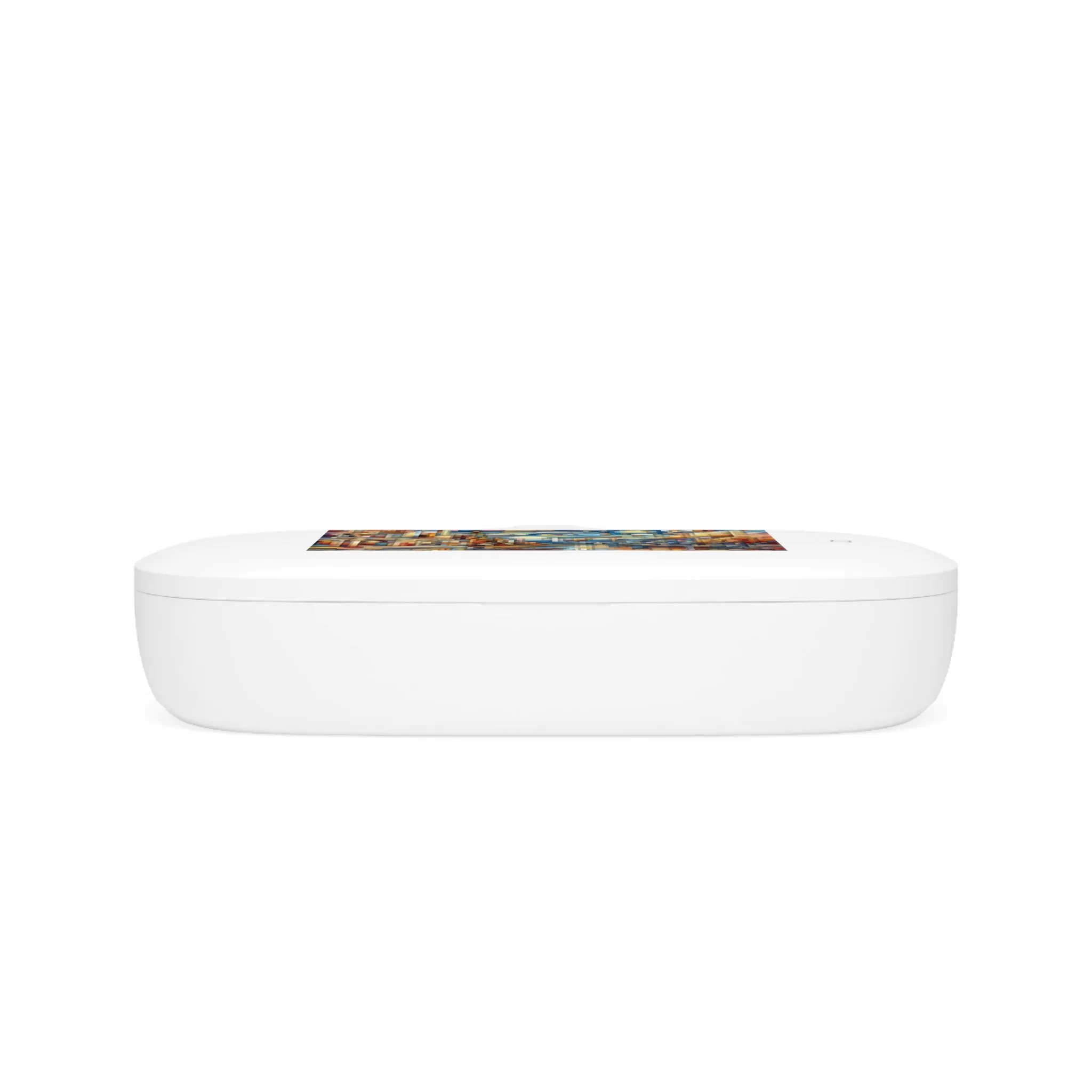 Abstract city image with a stream at night UV Phone Sanitizer and Wireless Charging Pad