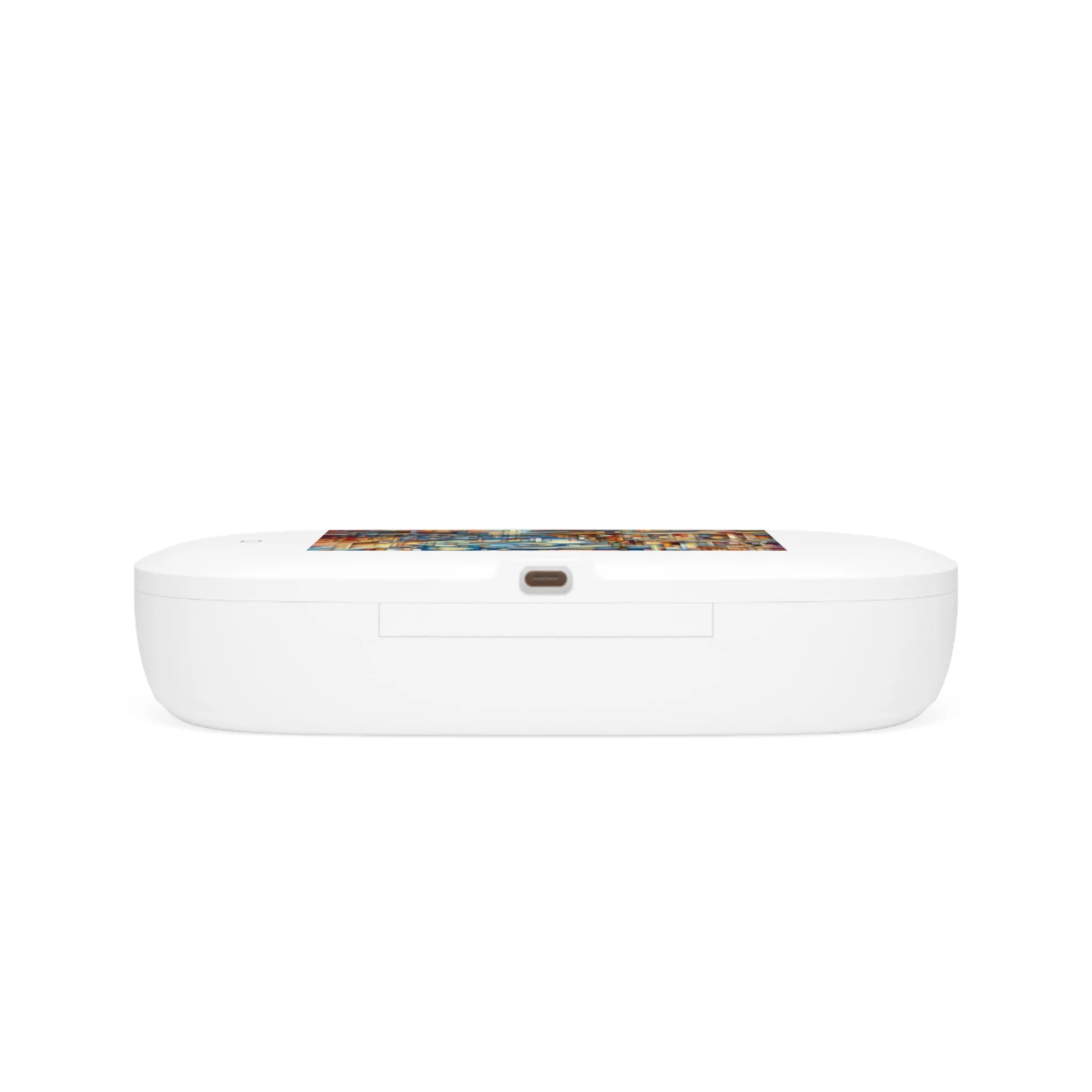 Abstract city image with a stream at night UV Phone Sanitizer and Wireless Charging Pad