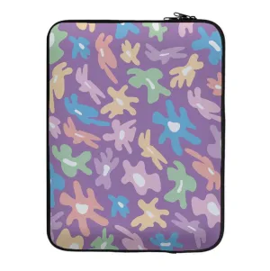 Abstract Flowers- Floral Patterns Laptop Sleeve