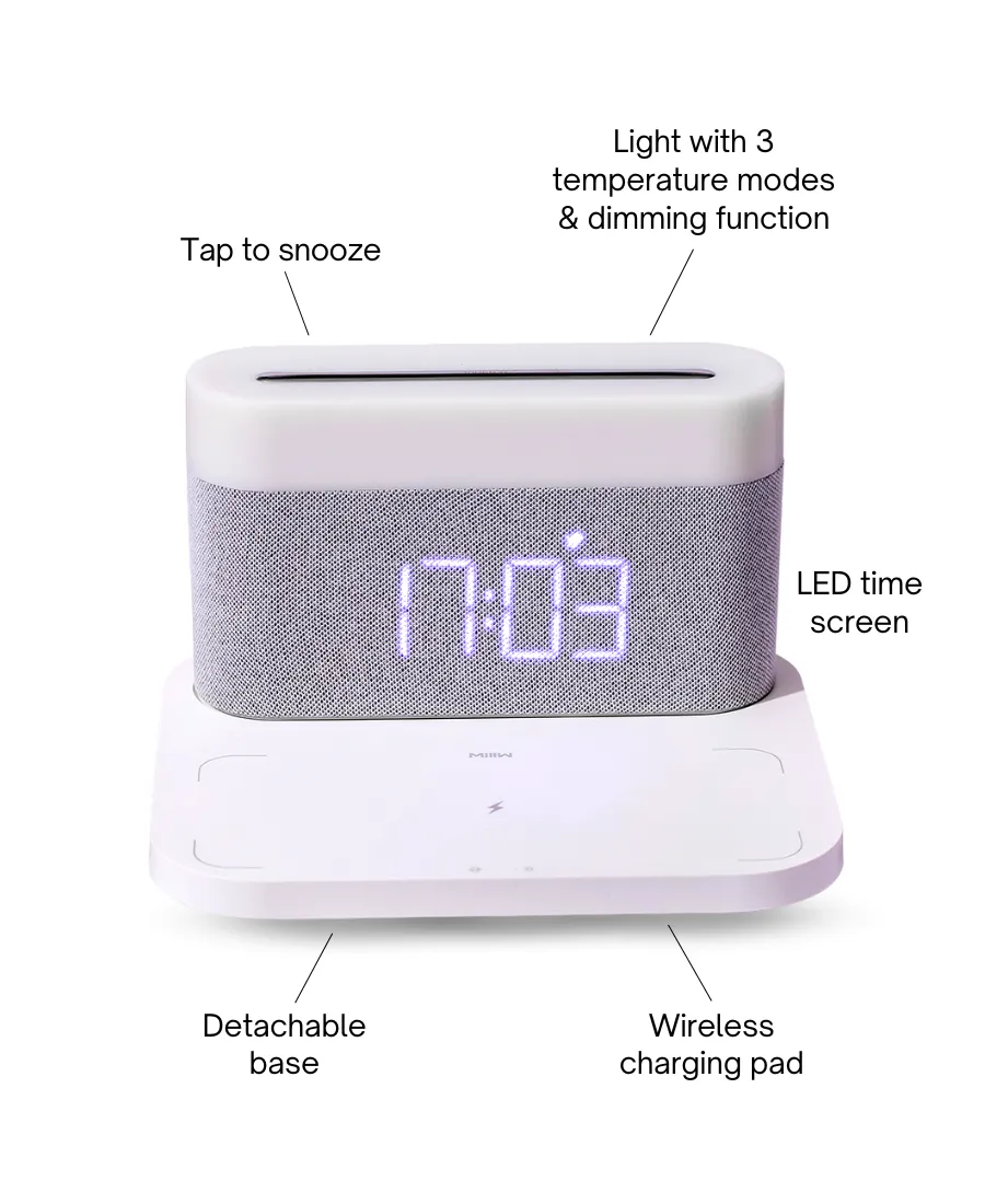 Alarm Clock & Wireless Charger