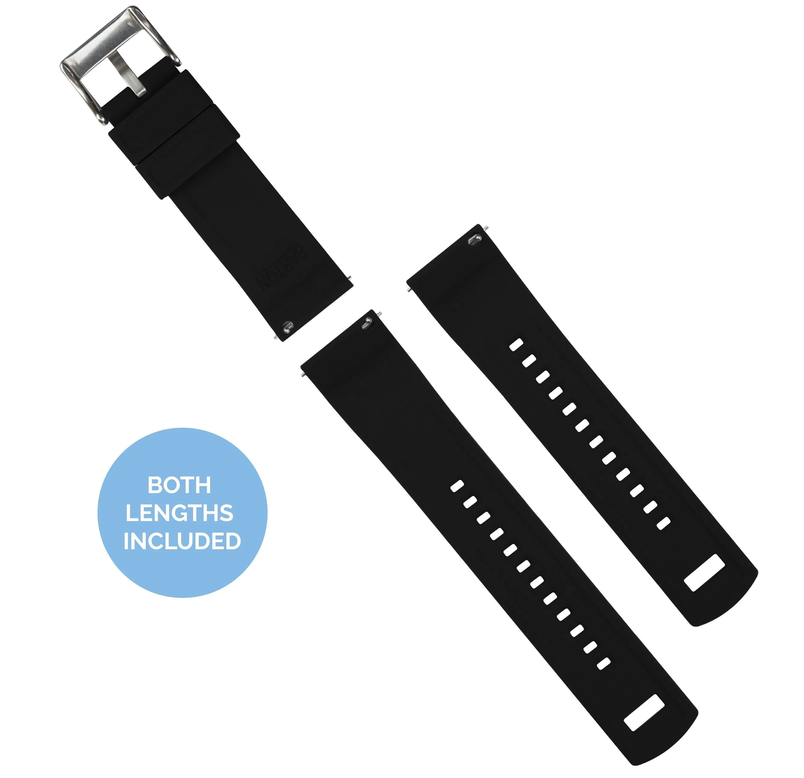 Amazfit Bip Elite Silicone Black Watch Band