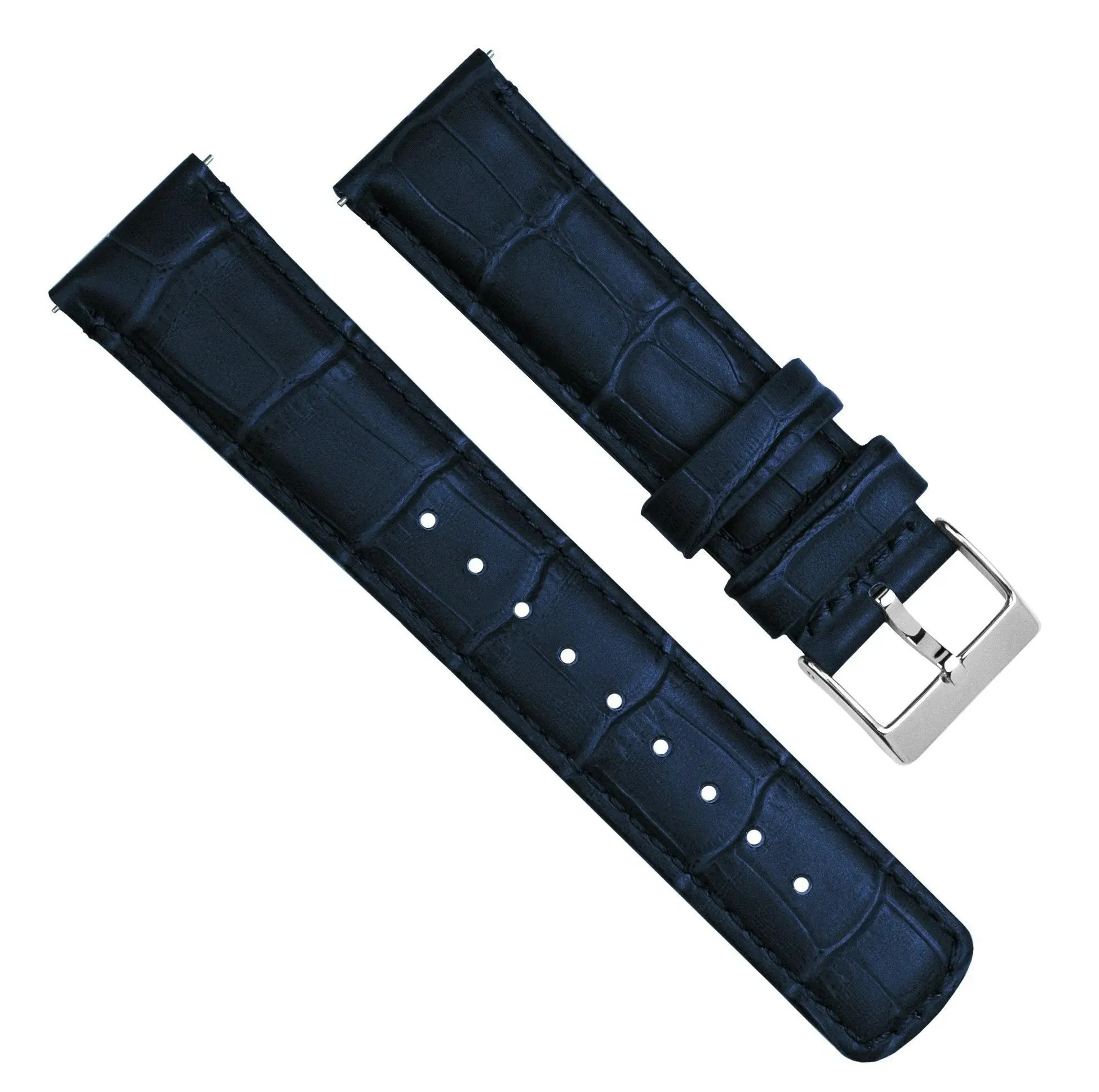 Amazfit Bip | Navy Blue Alligator Grain Leather