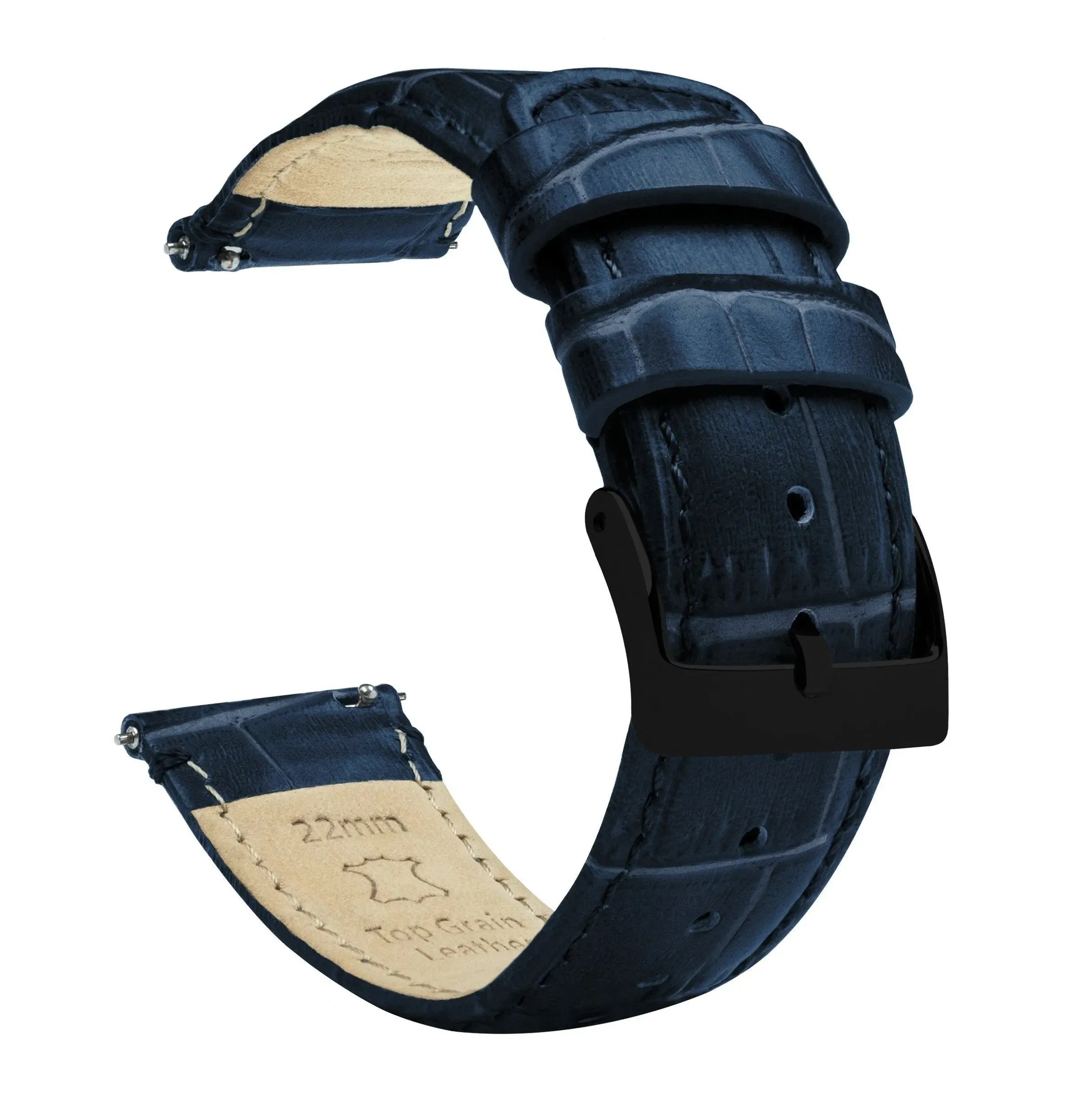 Amazfit Bip | Navy Blue Alligator Grain Leather
