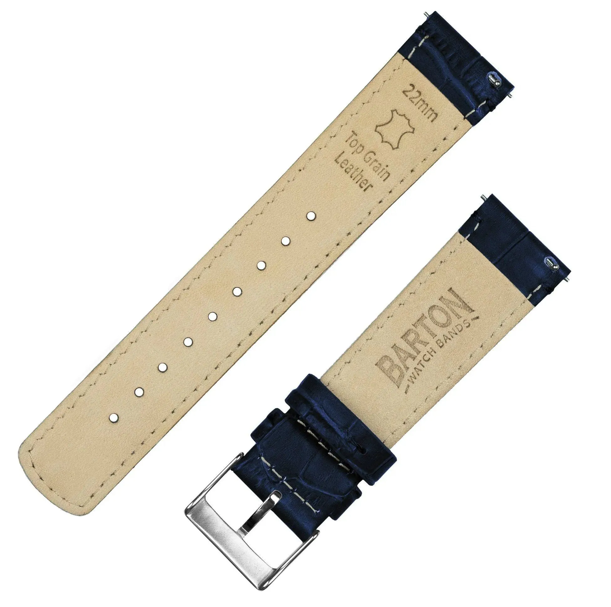 Amazfit Bip | Navy Blue Alligator Grain Leather