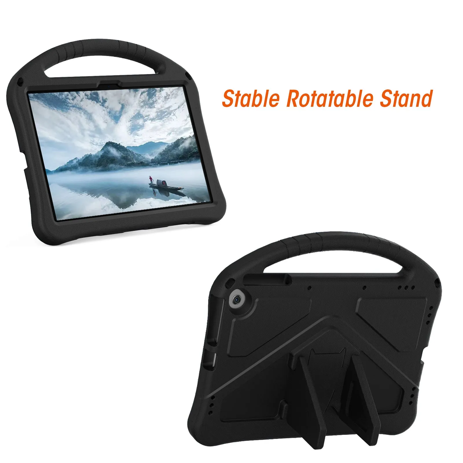 AMZER Shockproof Hybrid Protective EVA Bumper Case with Holder For Google Pixel Tablet 2023 (11 inch)
