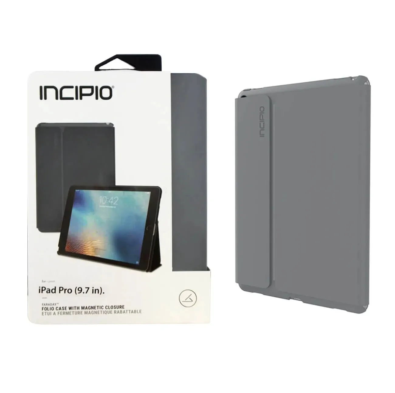 Apple iPad Pro 9.7" (2016) Incipio Faraday Folio Case - Gray