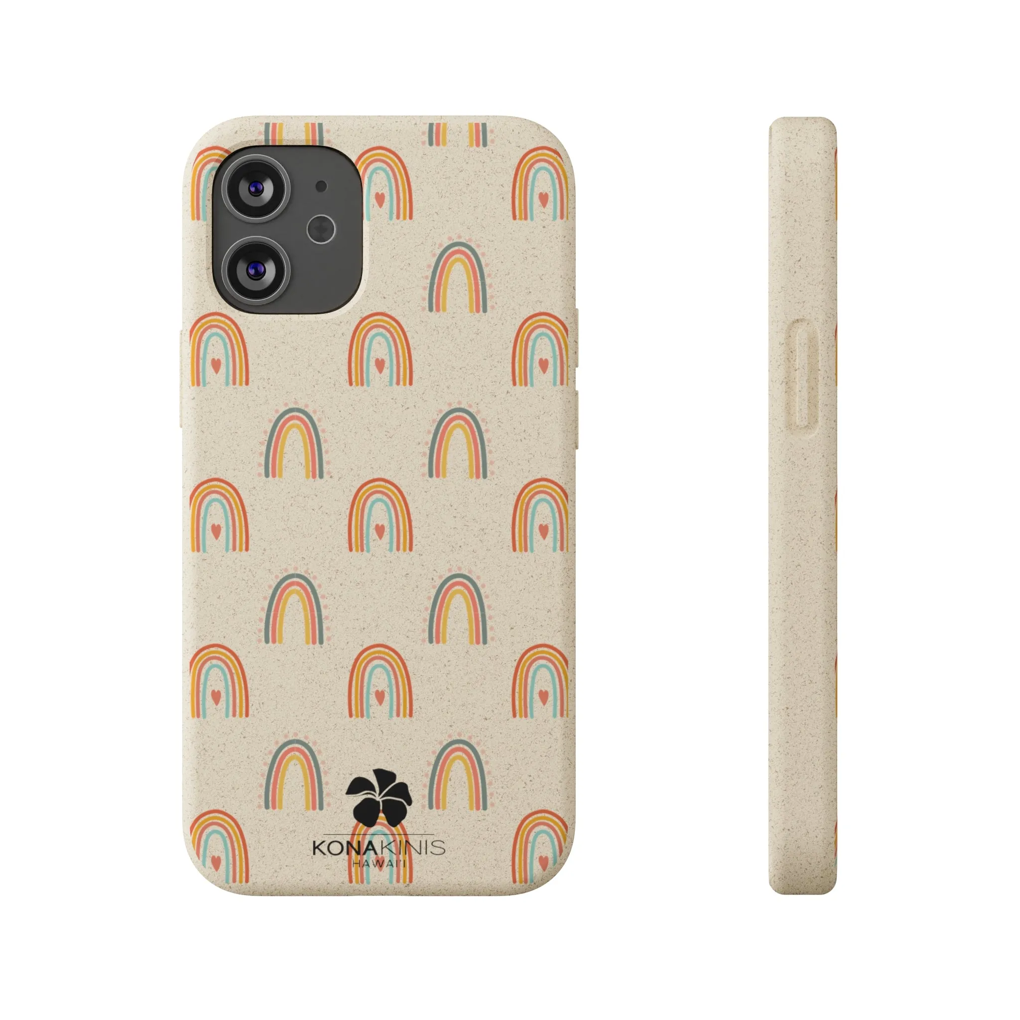 Biodegradable Cell Phone Case - Retro Rainbow