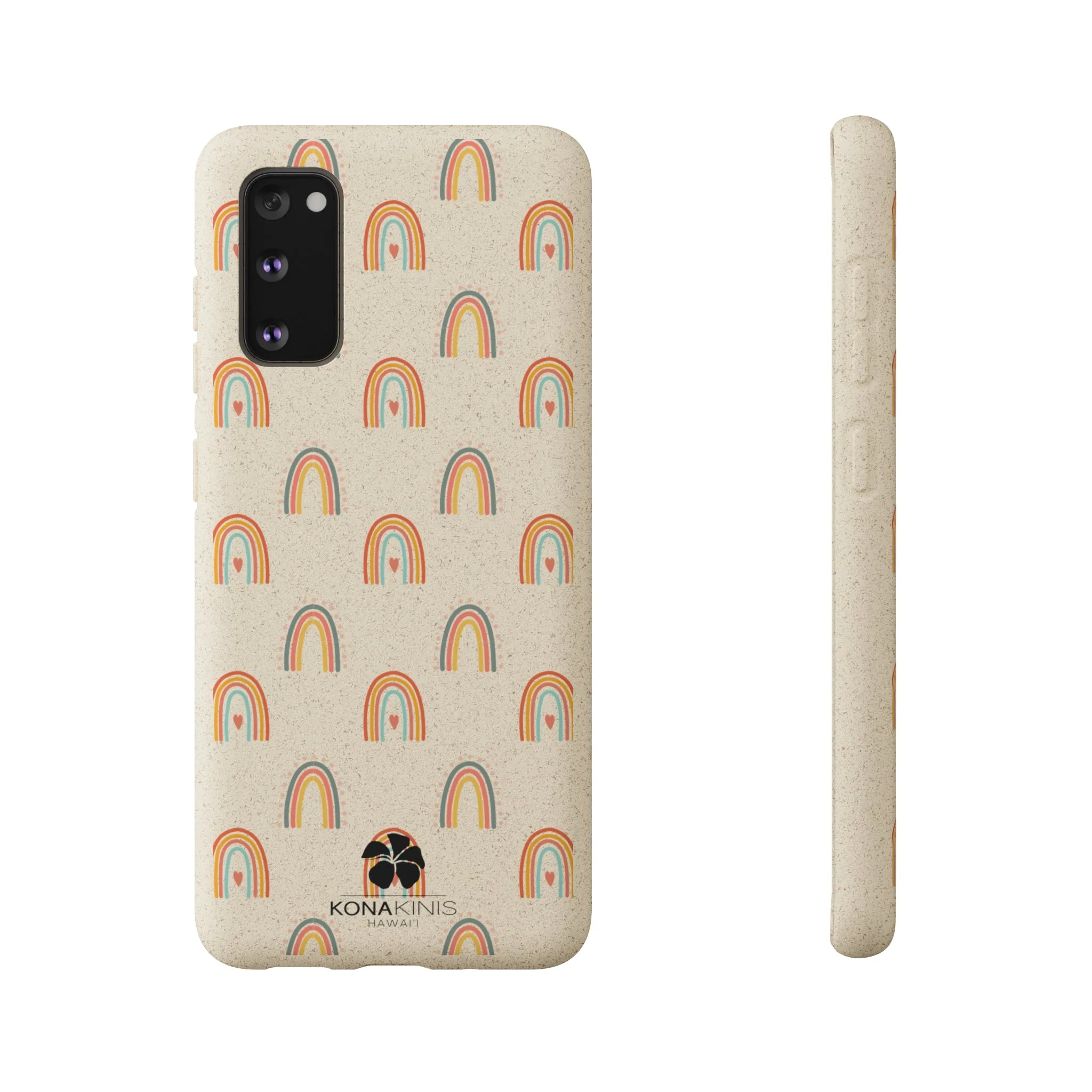 Biodegradable Cell Phone Case - Retro Rainbow