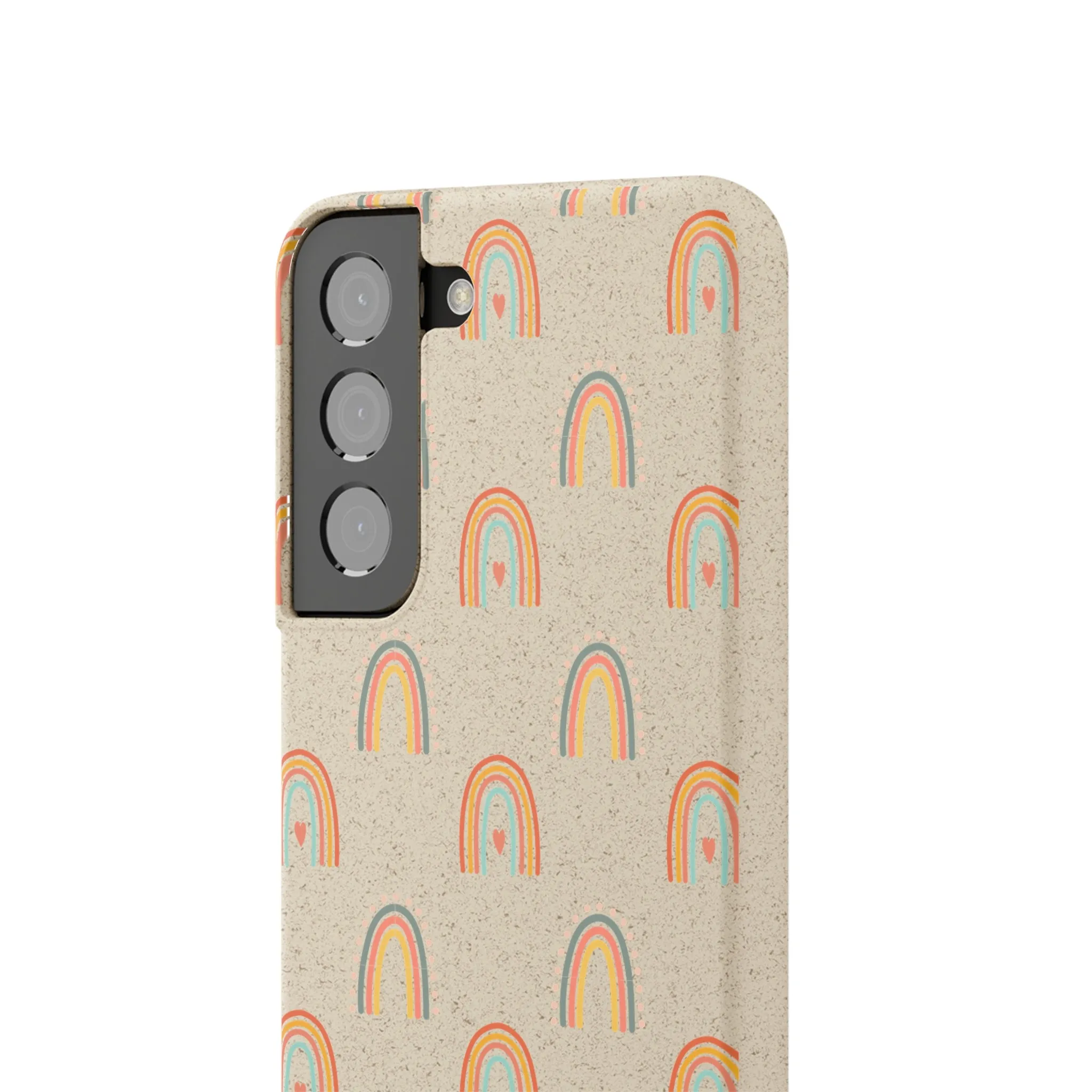 Biodegradable Cell Phone Case - Retro Rainbow