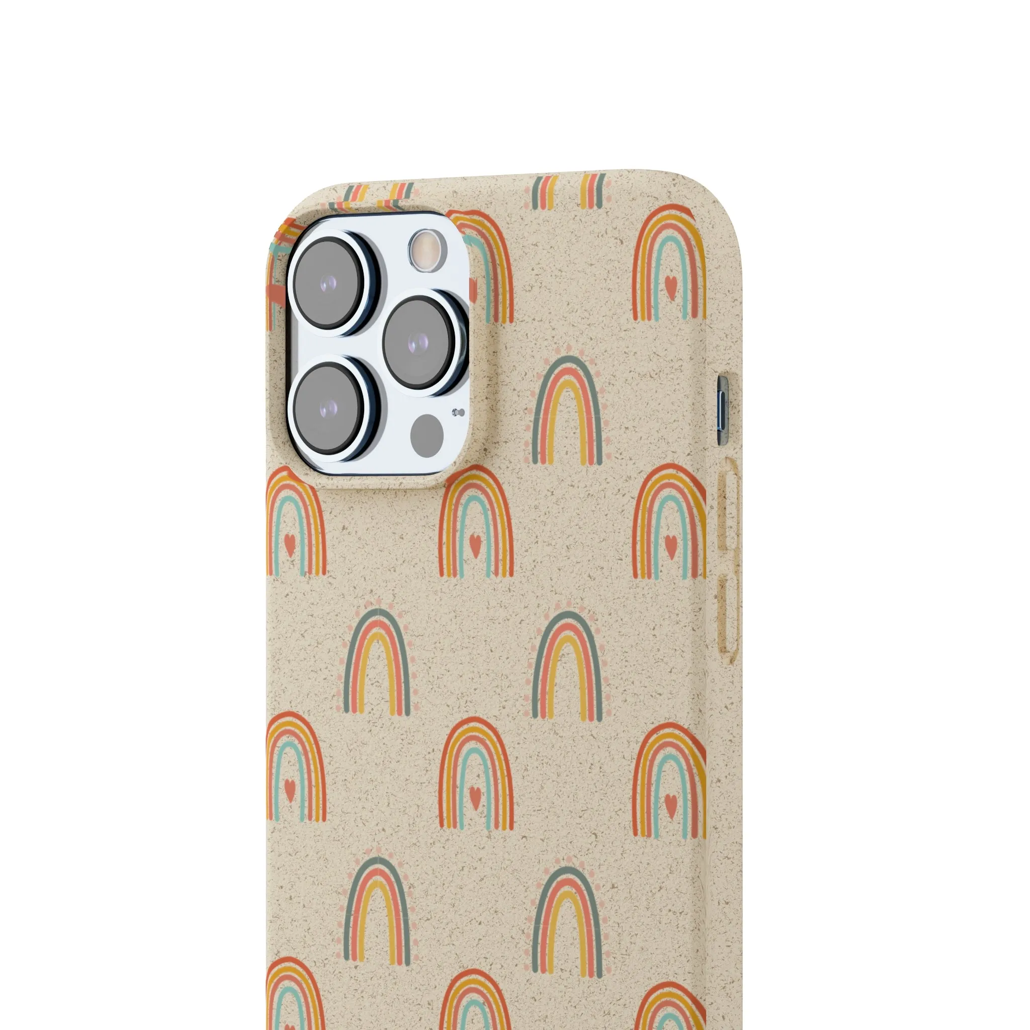 Biodegradable Cell Phone Case - Retro Rainbow