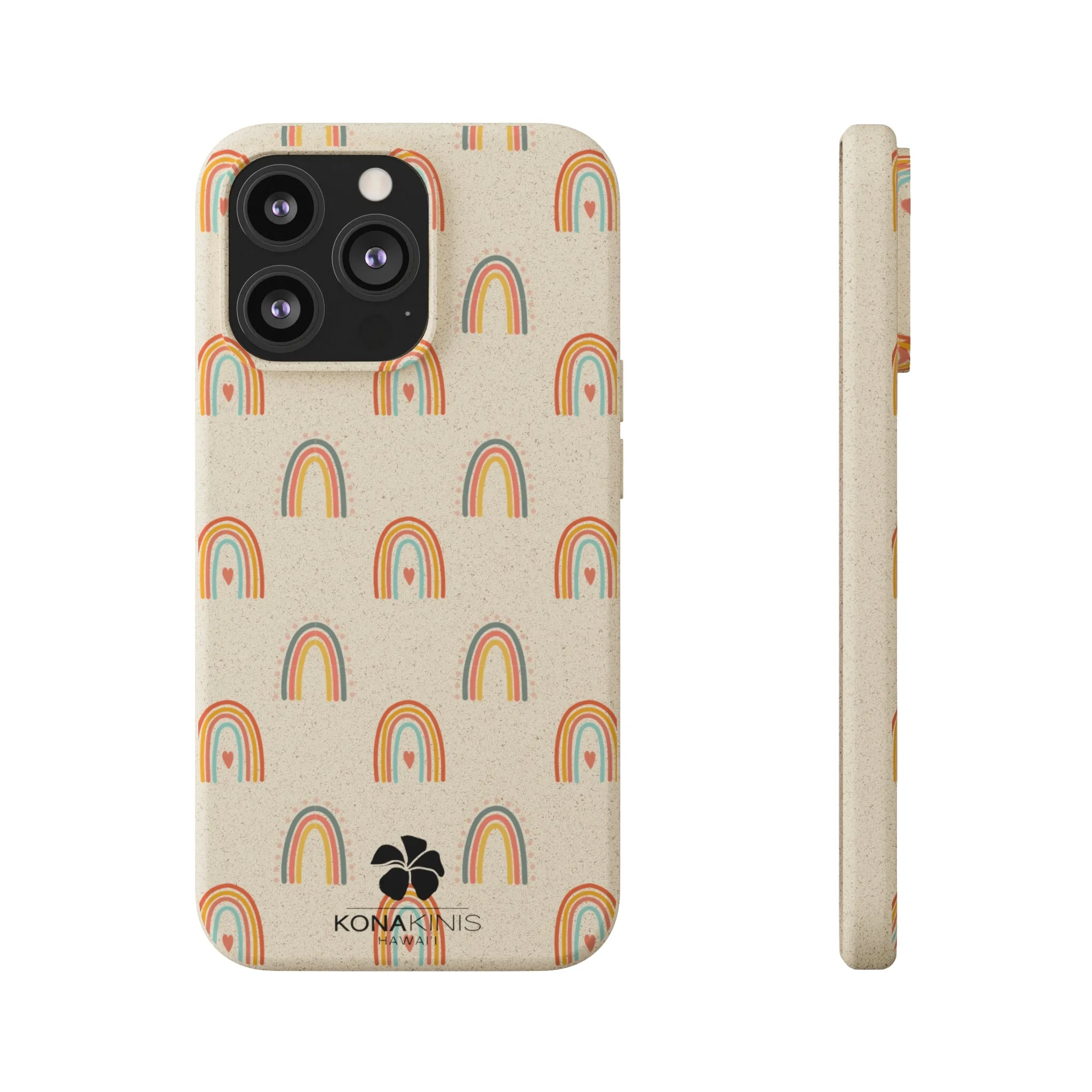 Biodegradable Cell Phone Case - Retro Rainbow