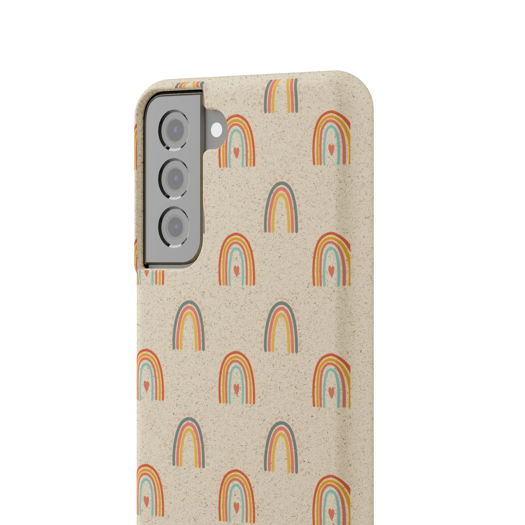 Biodegradable Cell Phone Case - Retro Rainbow
