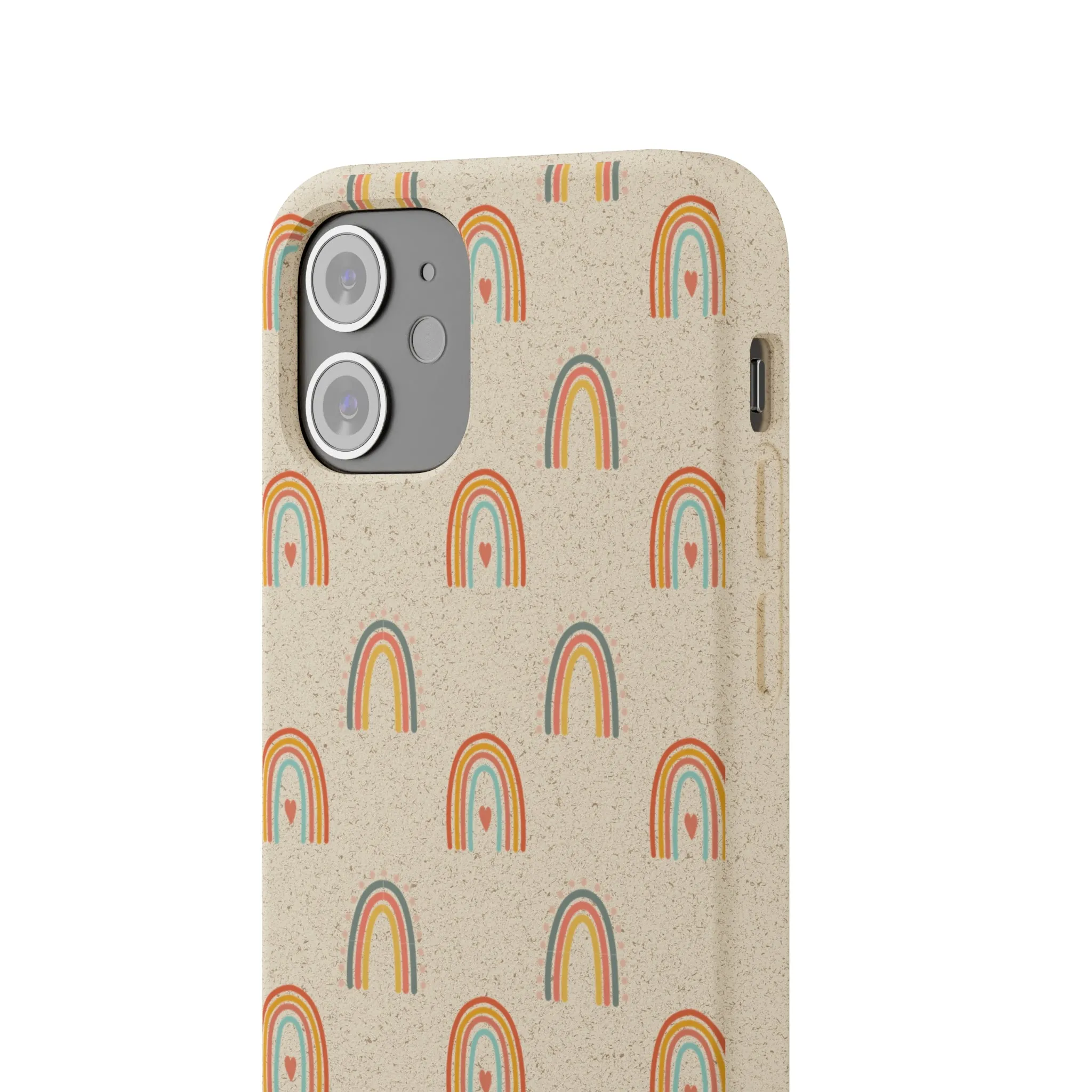 Biodegradable Cell Phone Case - Retro Rainbow