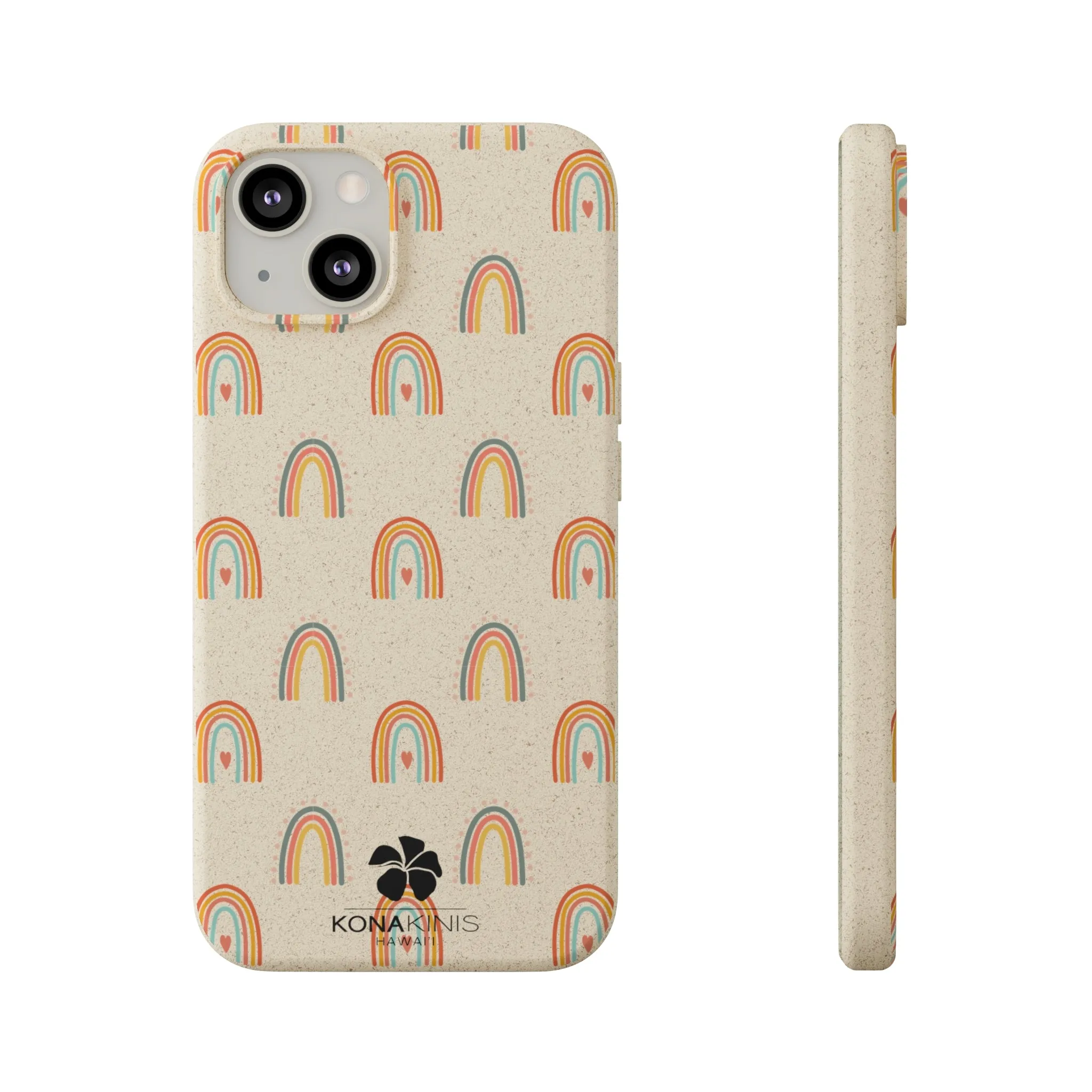Biodegradable Cell Phone Case - Retro Rainbow