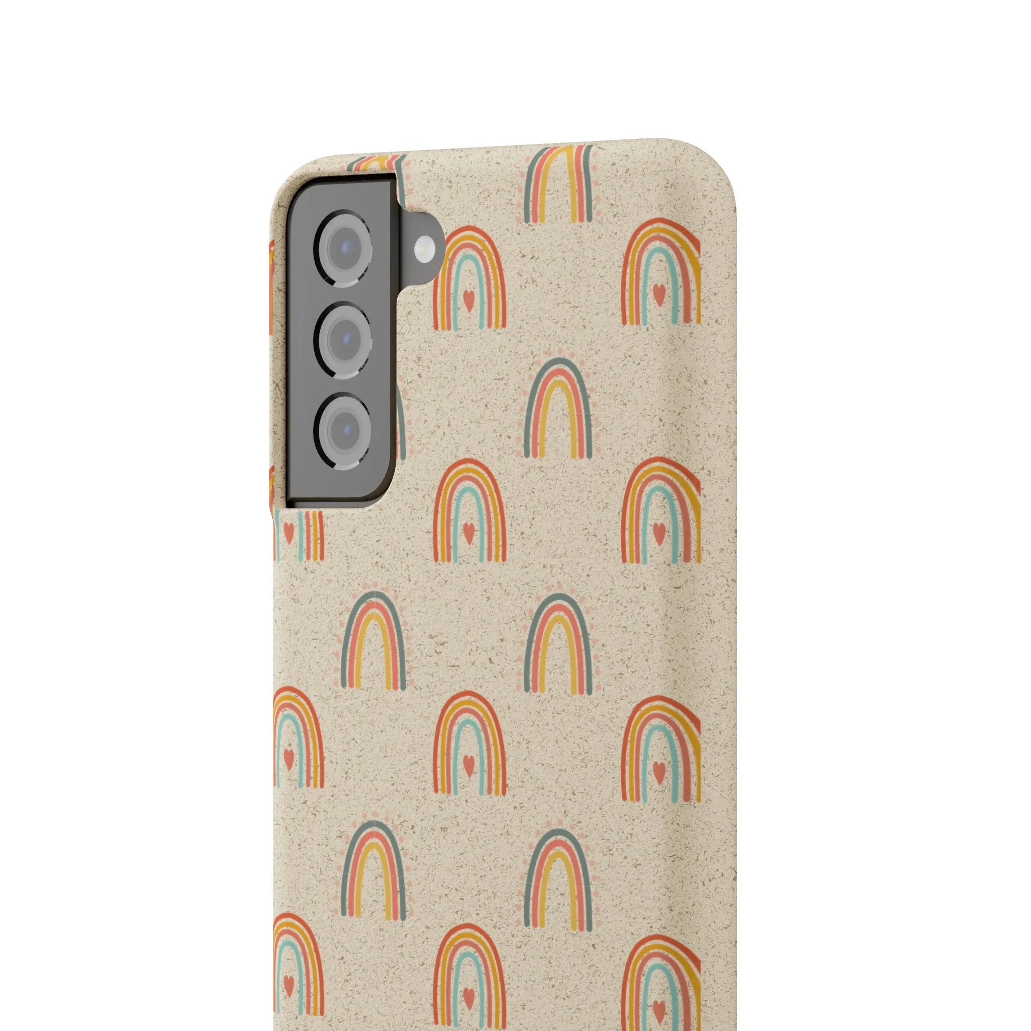 Biodegradable Cell Phone Case - Retro Rainbow