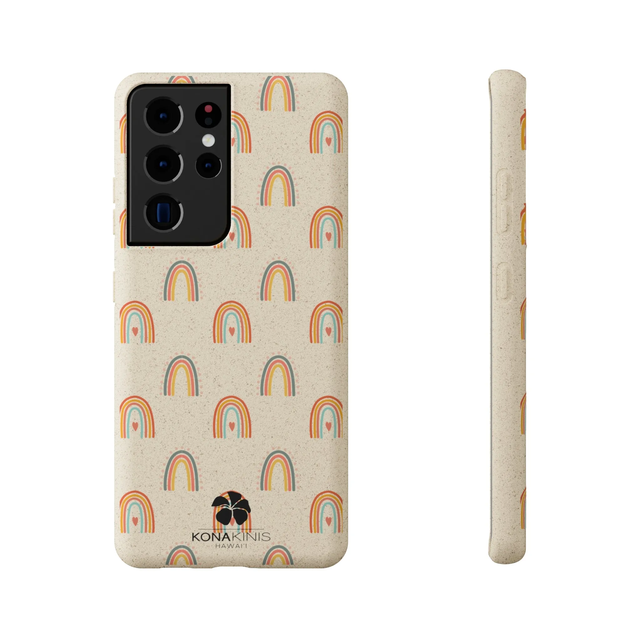 Biodegradable Cell Phone Case - Retro Rainbow