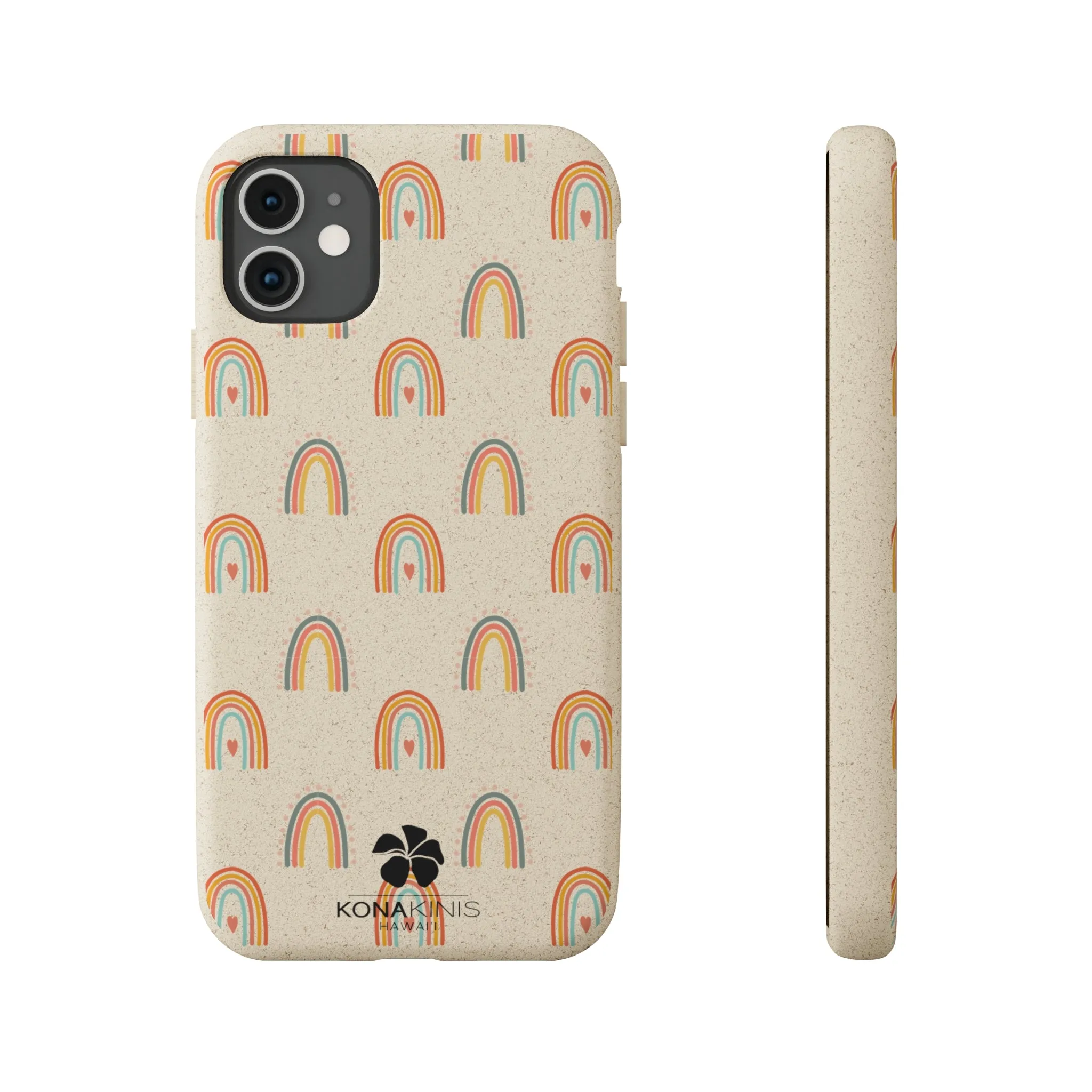 Biodegradable Cell Phone Case - Retro Rainbow