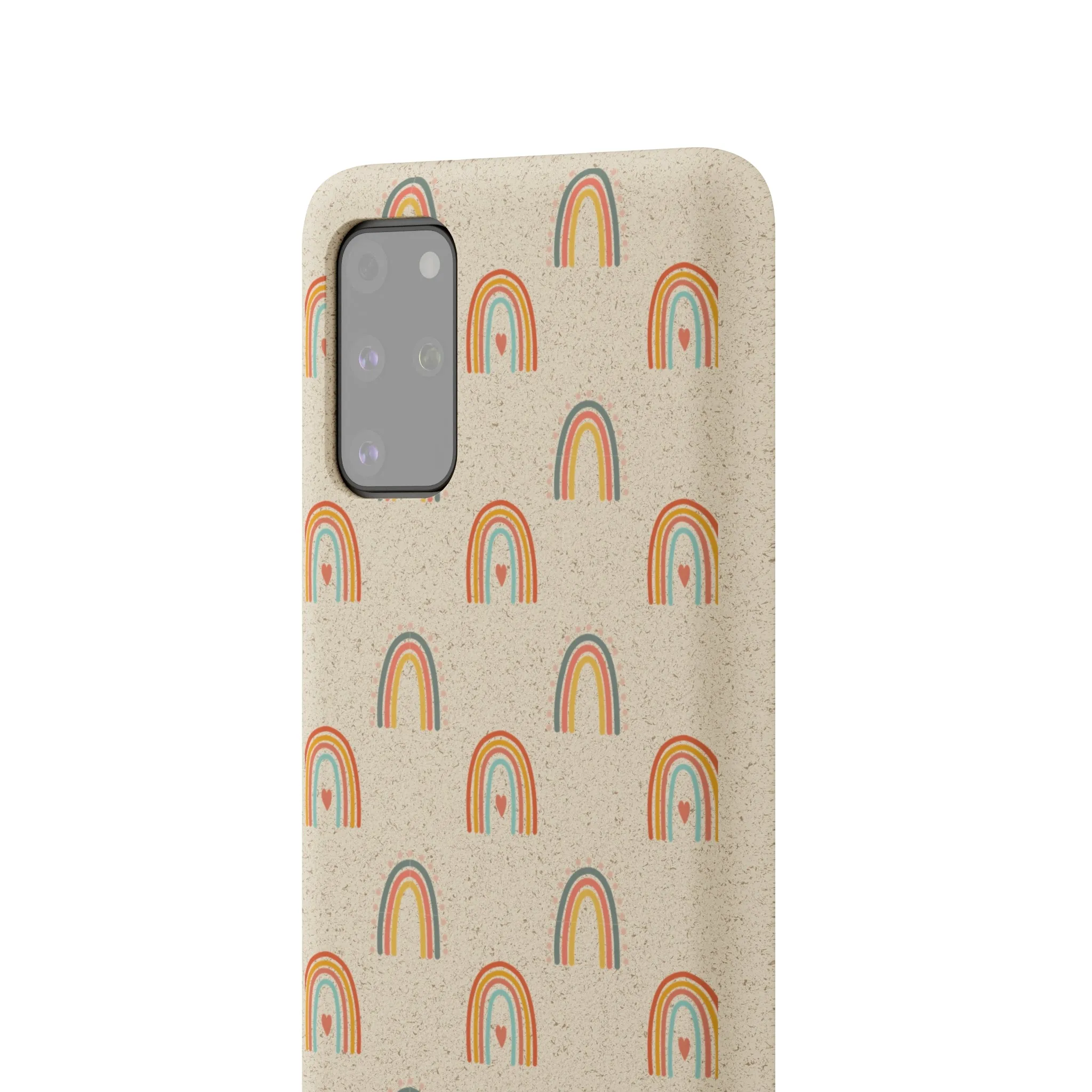 Biodegradable Cell Phone Case - Retro Rainbow