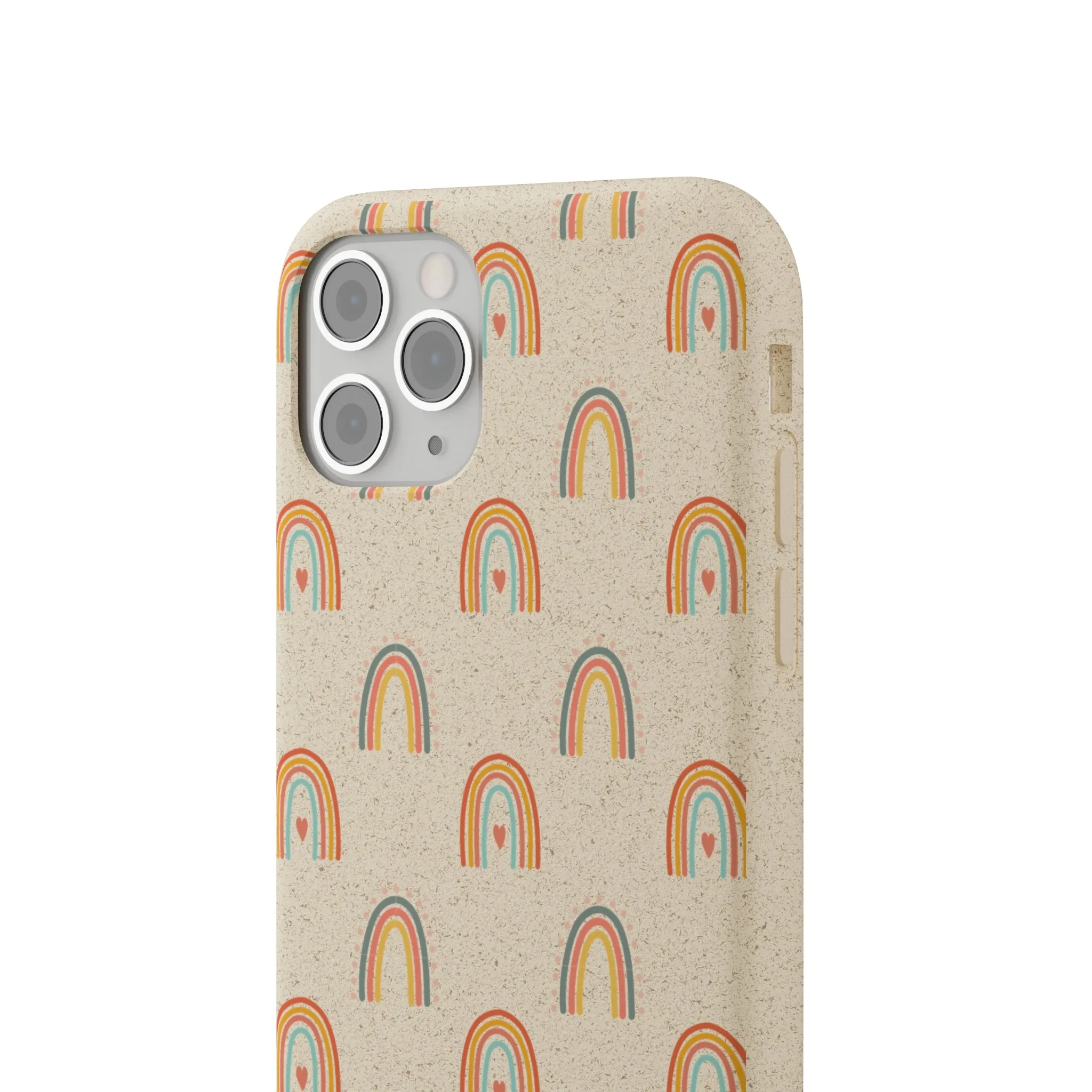 Biodegradable Cell Phone Case - Retro Rainbow