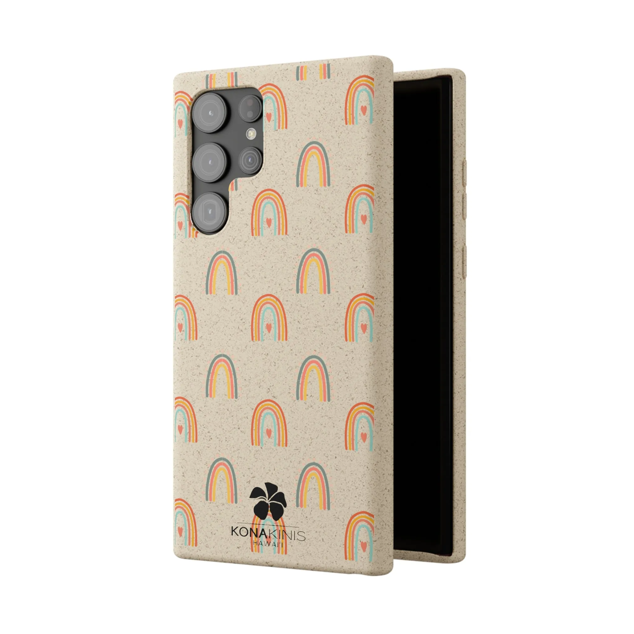 Biodegradable Cell Phone Case - Retro Rainbow