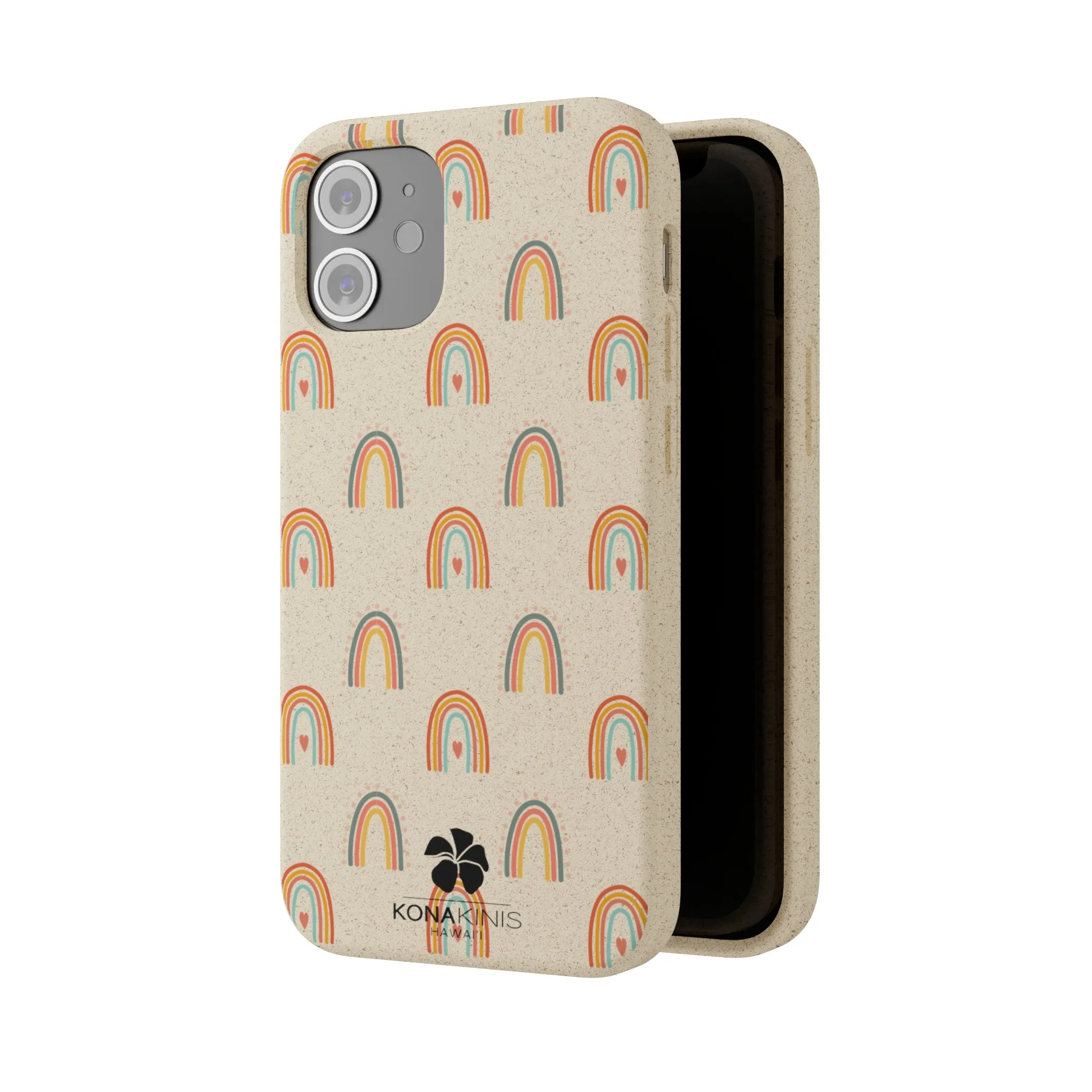 Biodegradable Cell Phone Case - Retro Rainbow