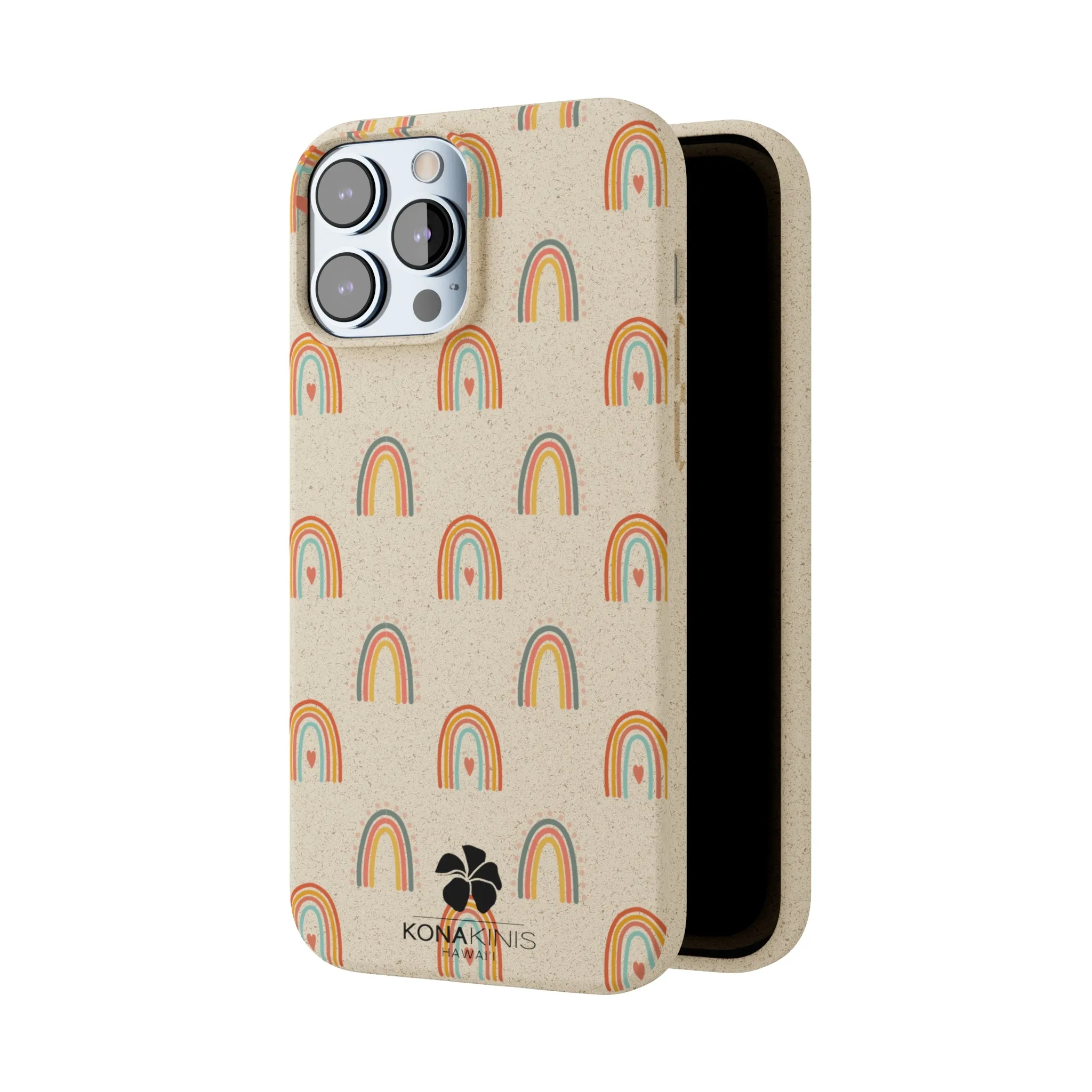 Biodegradable Cell Phone Case - Retro Rainbow
