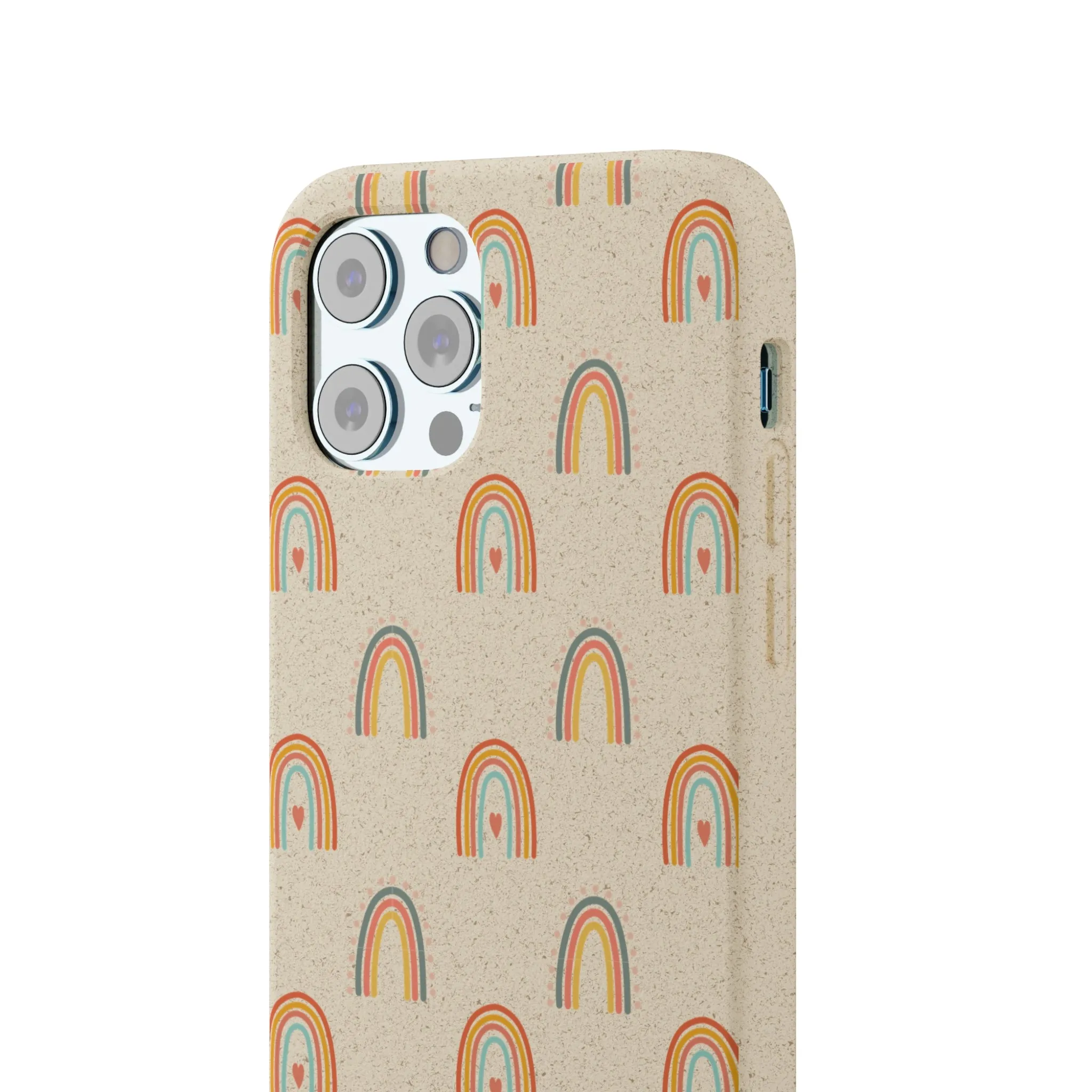 Biodegradable Cell Phone Case - Retro Rainbow