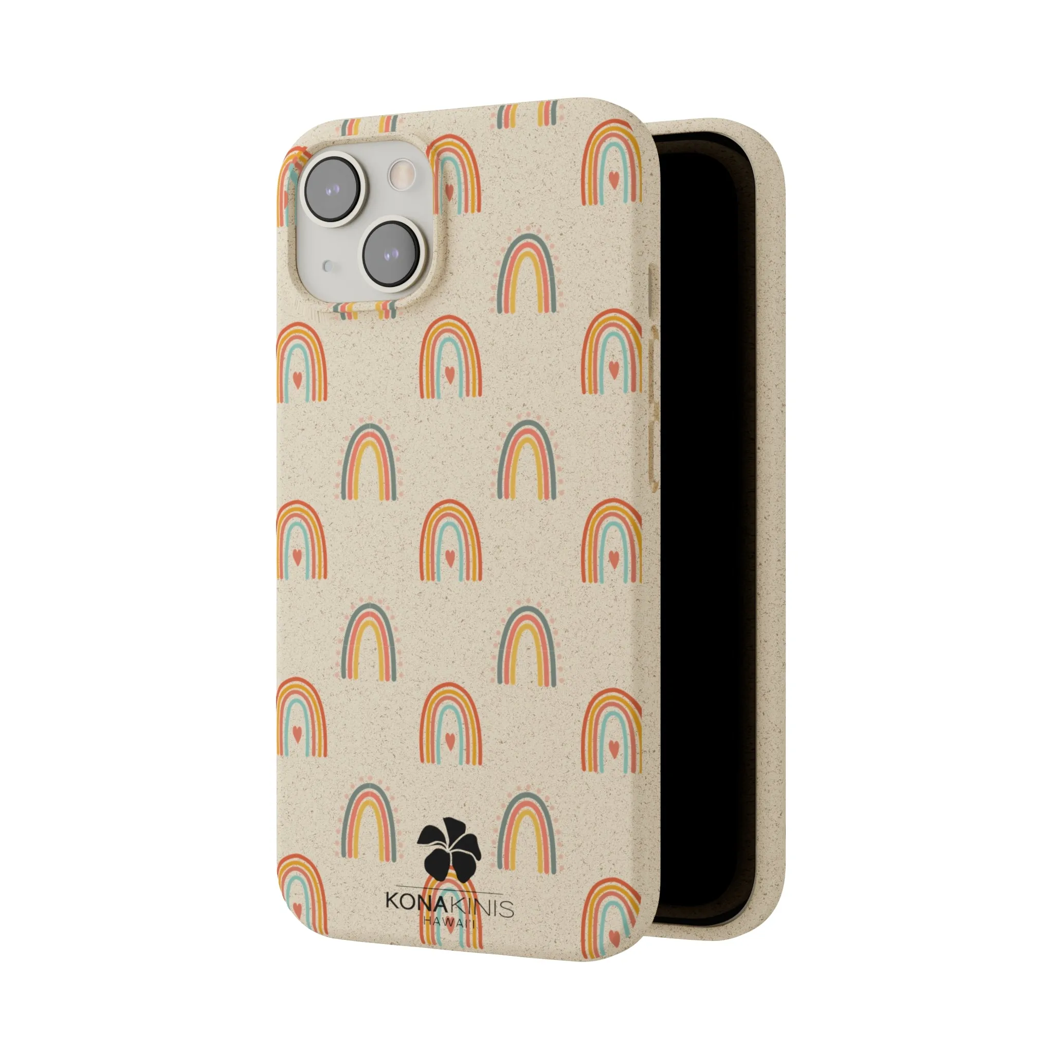 Biodegradable Cell Phone Case - Retro Rainbow