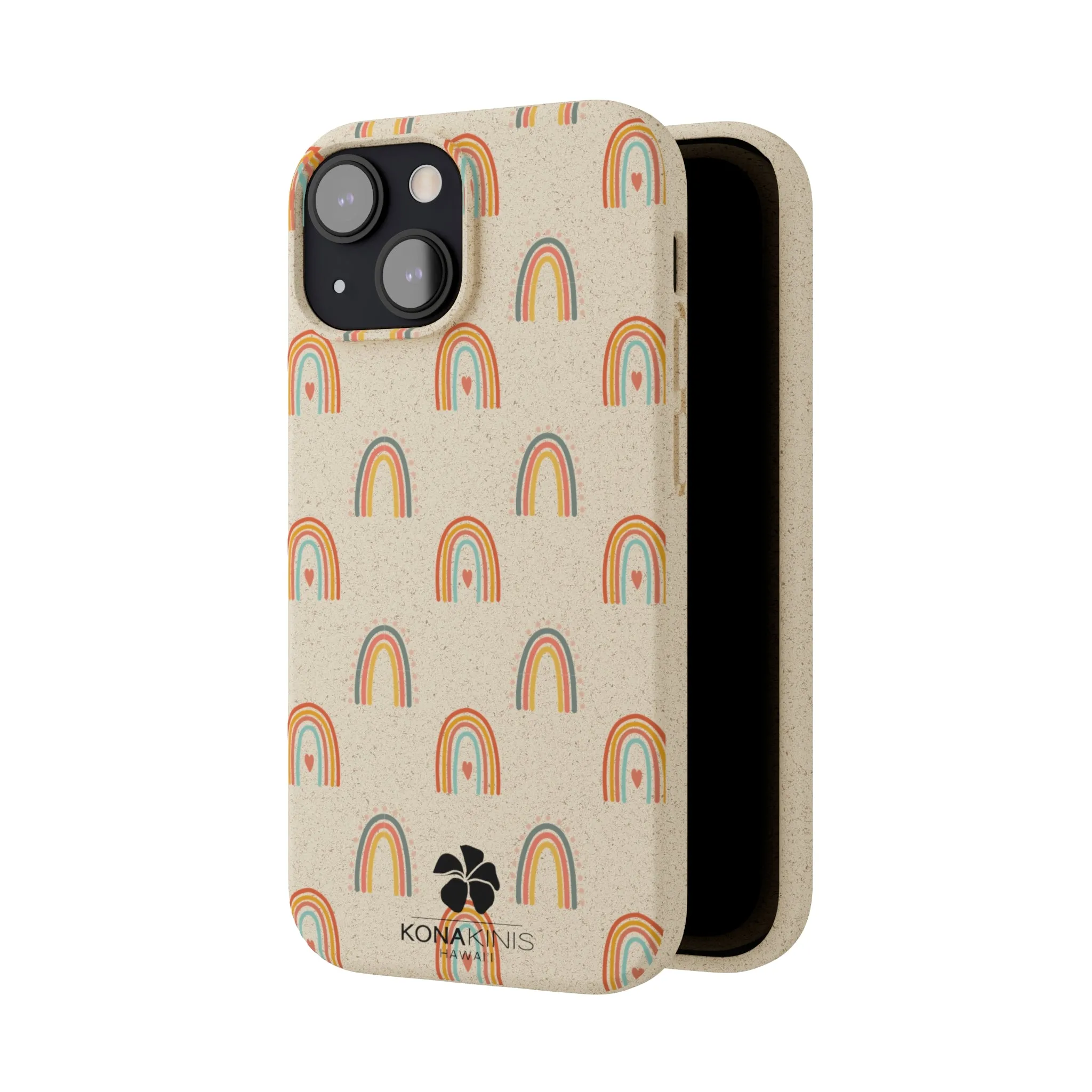Biodegradable Cell Phone Case - Retro Rainbow