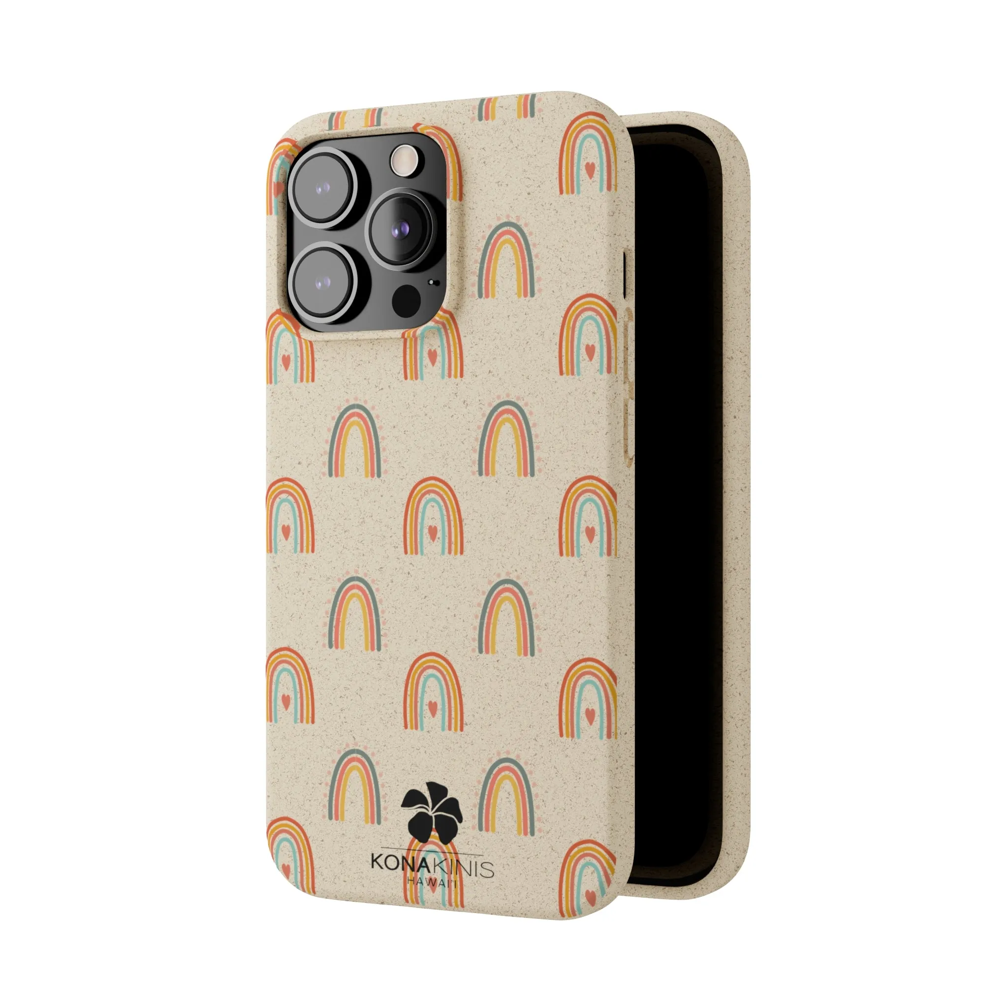 Biodegradable Cell Phone Case - Retro Rainbow