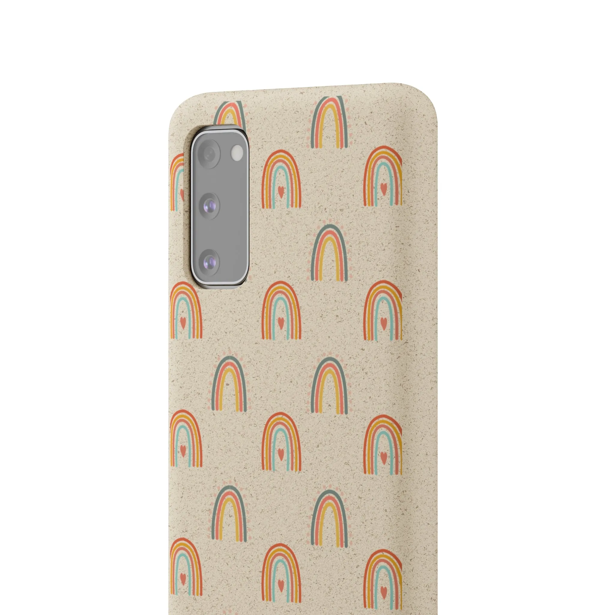 Biodegradable Cell Phone Case - Retro Rainbow