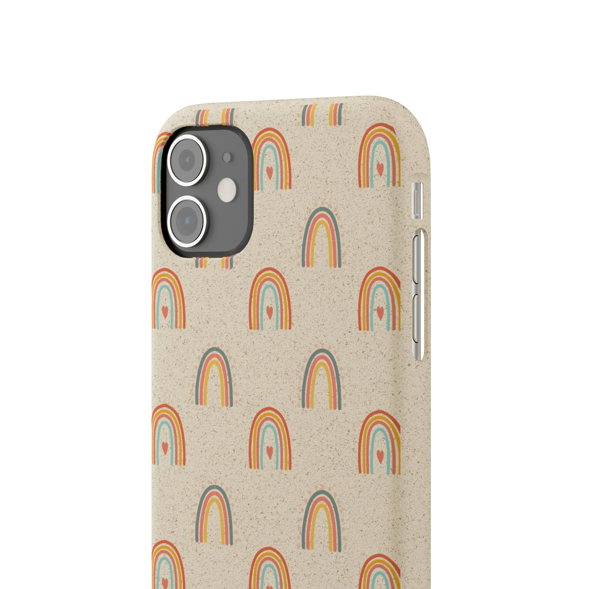 Biodegradable Cell Phone Case - Retro Rainbow