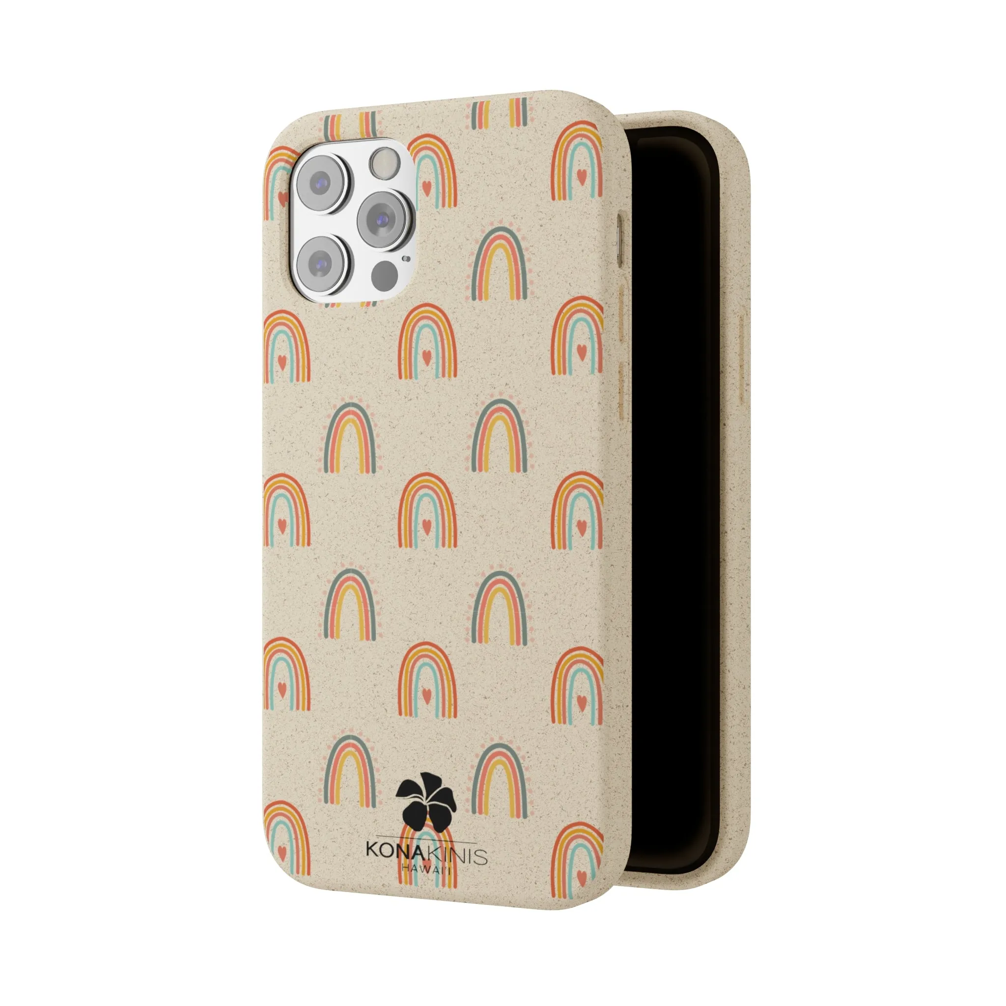 Biodegradable Cell Phone Case - Retro Rainbow