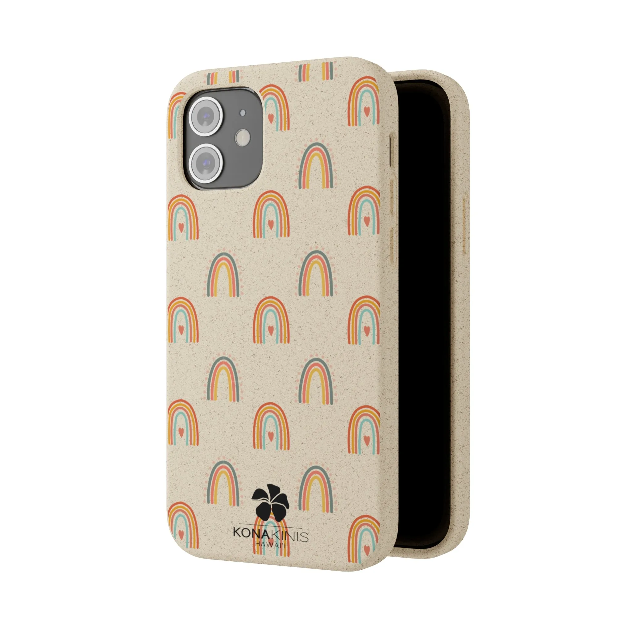 Biodegradable Cell Phone Case - Retro Rainbow