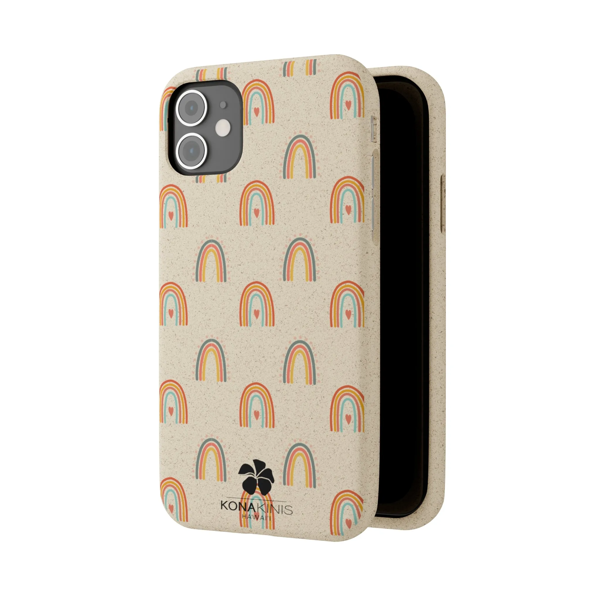 Biodegradable Cell Phone Case - Retro Rainbow