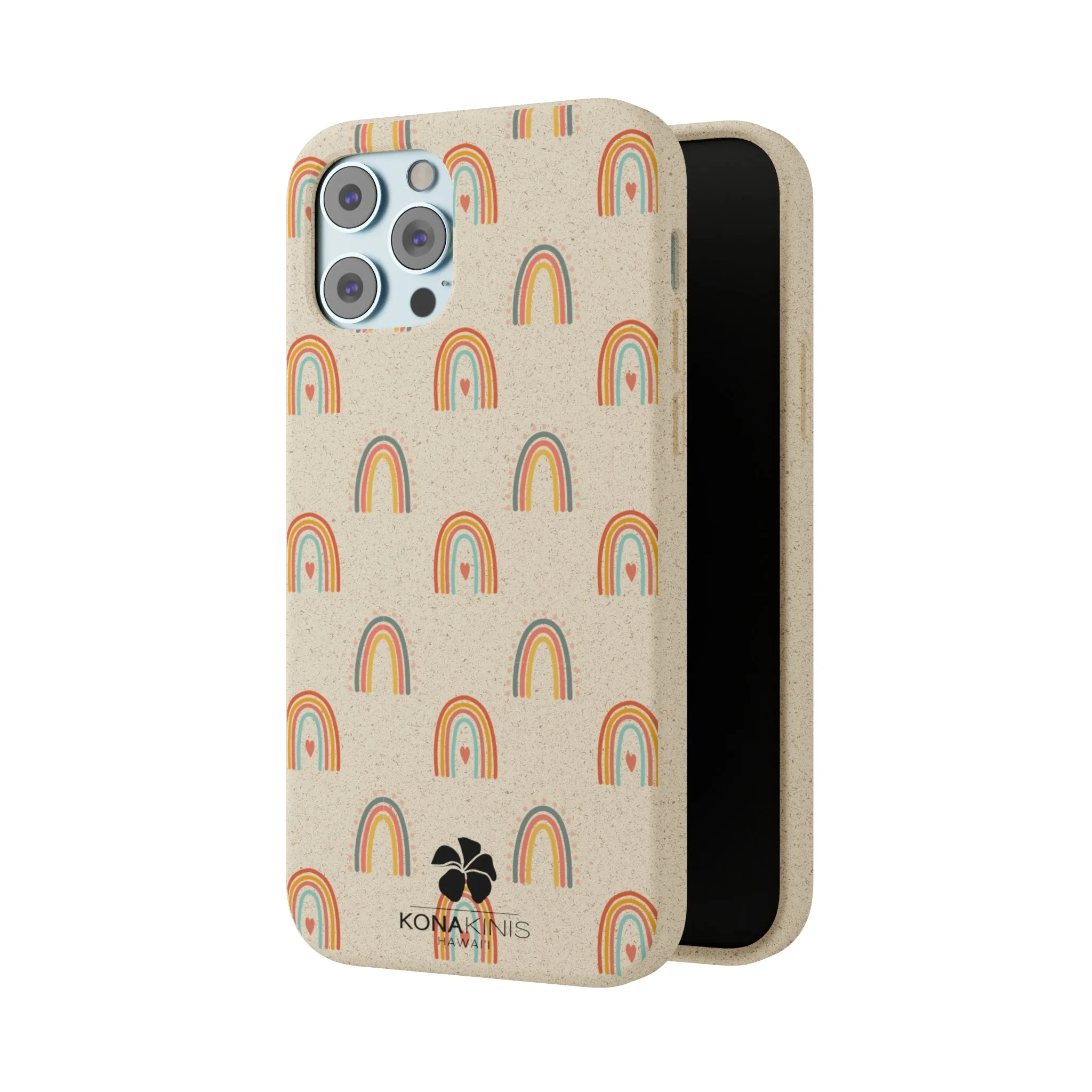 Biodegradable Cell Phone Case - Retro Rainbow