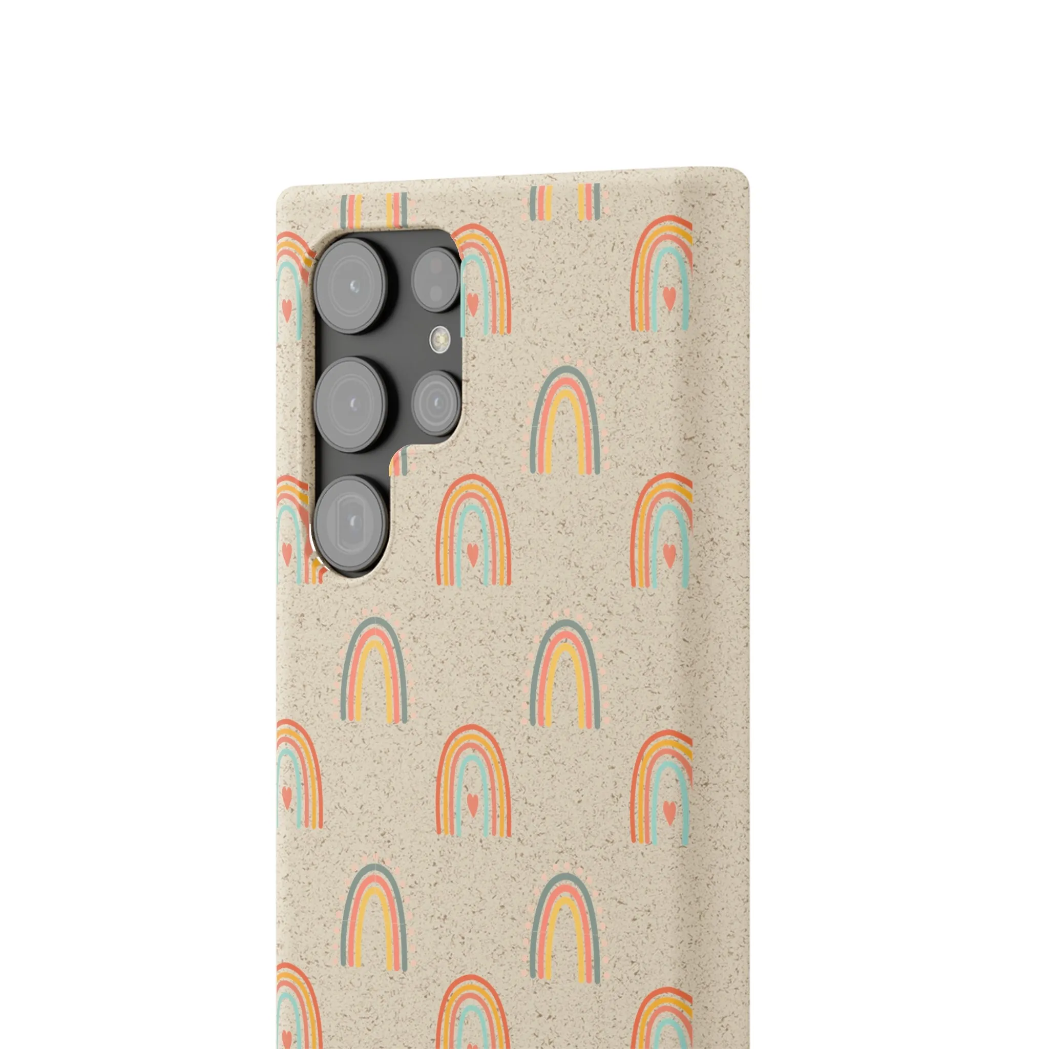 Biodegradable Cell Phone Case - Retro Rainbow