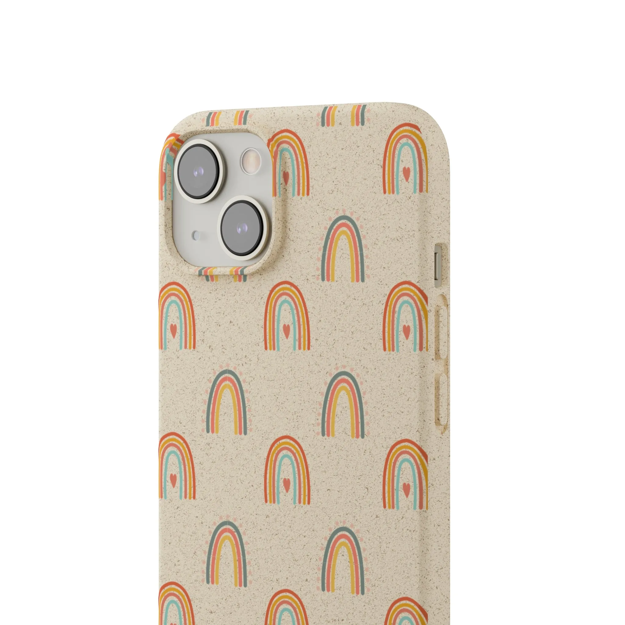 Biodegradable Cell Phone Case - Retro Rainbow