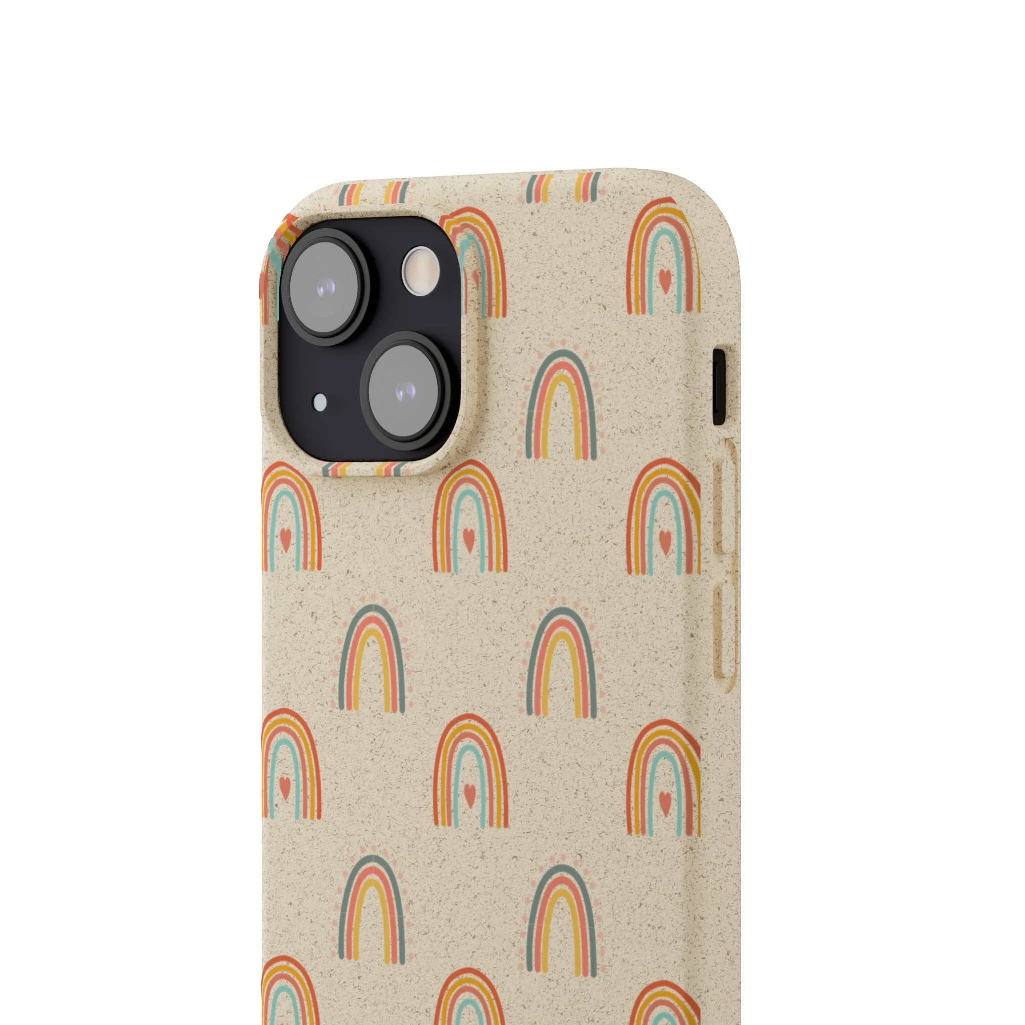 Biodegradable Cell Phone Case - Retro Rainbow