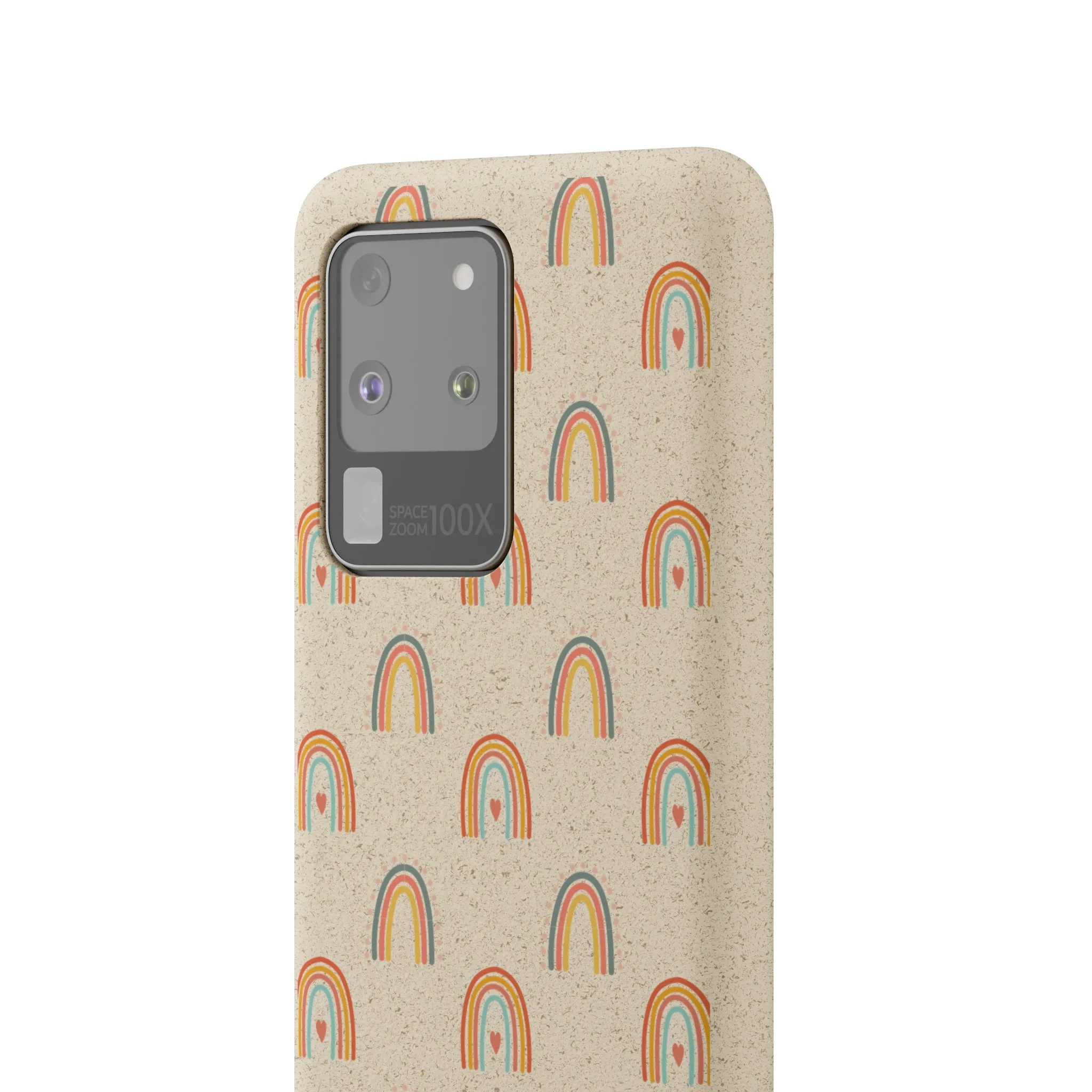 Biodegradable Cell Phone Case - Retro Rainbow