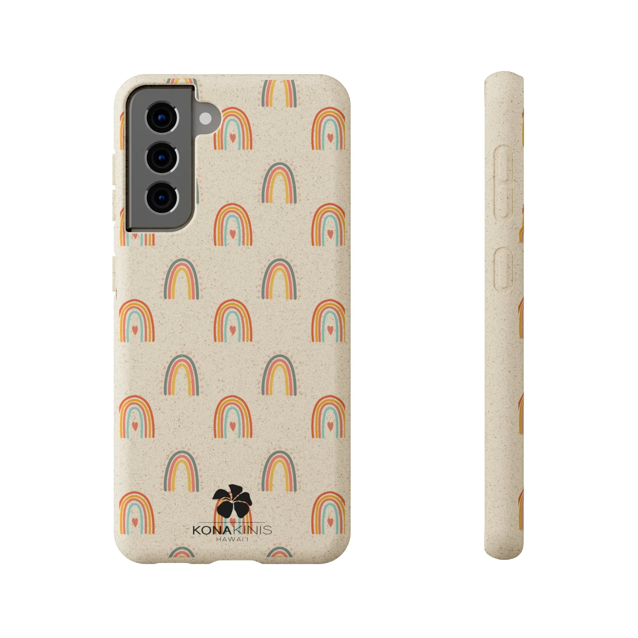 Biodegradable Cell Phone Case - Retro Rainbow
