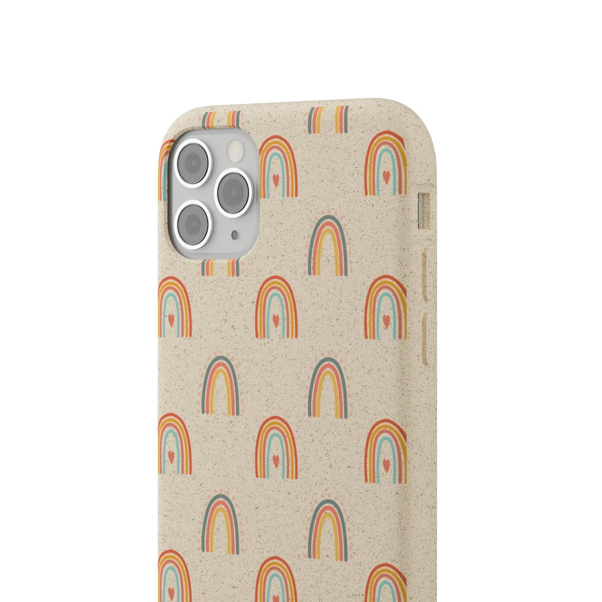 Biodegradable Cell Phone Case - Retro Rainbow